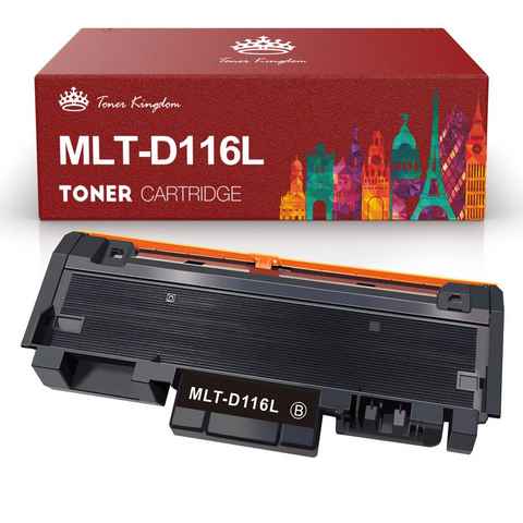 Toner Kingdom Tonerpatrone für SAMSUNG MLT-D116L MLT-D116S 116L MLT116, (3000 Seiten Einzelpackung Schwarz für Samsung Xpress M2675FN, 1-St), M2835DW M2885FW M2825DW M2825ND M2875FW M2875FD