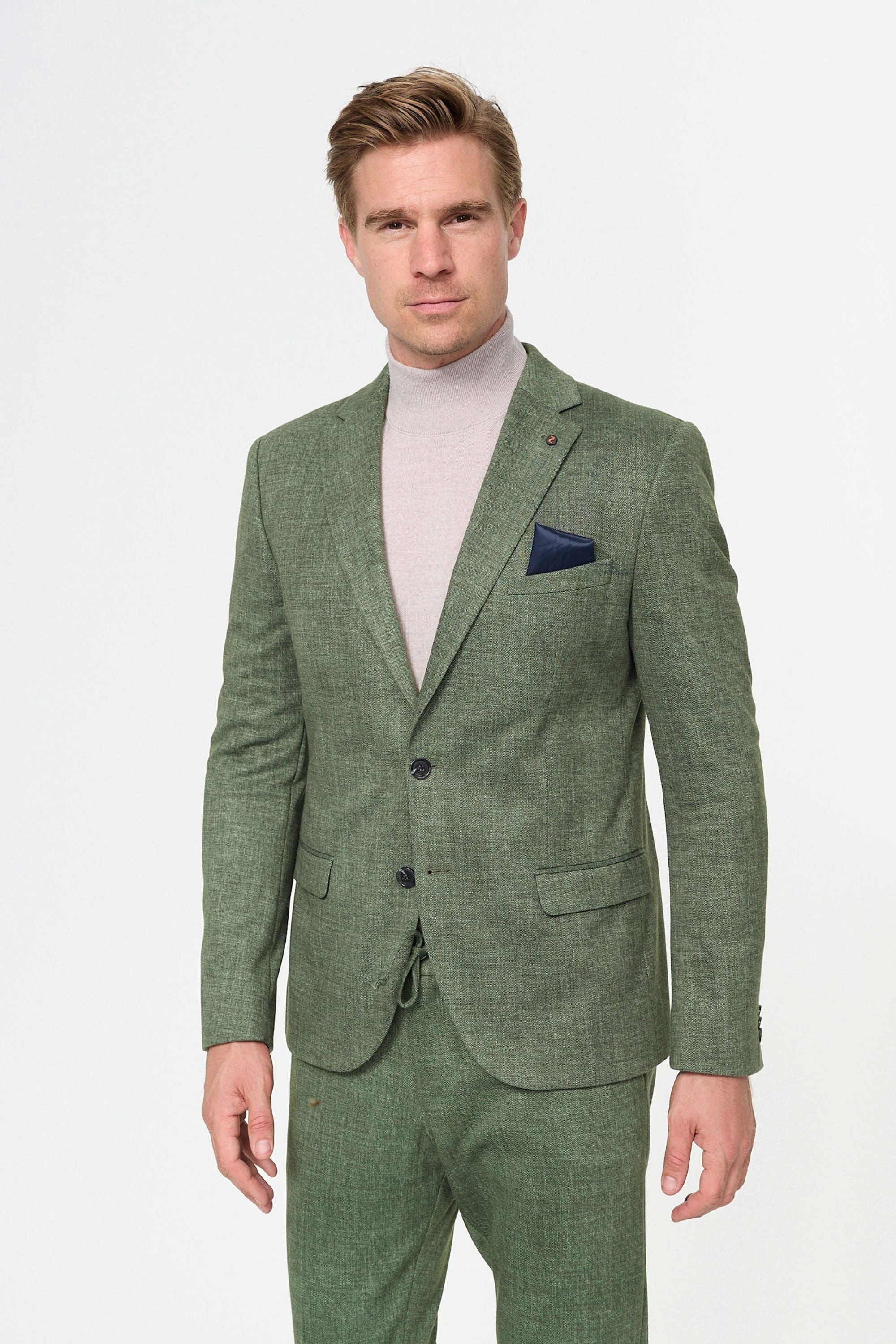 Anzugsakko Jersey Sakko DiNick 221605-750, Green