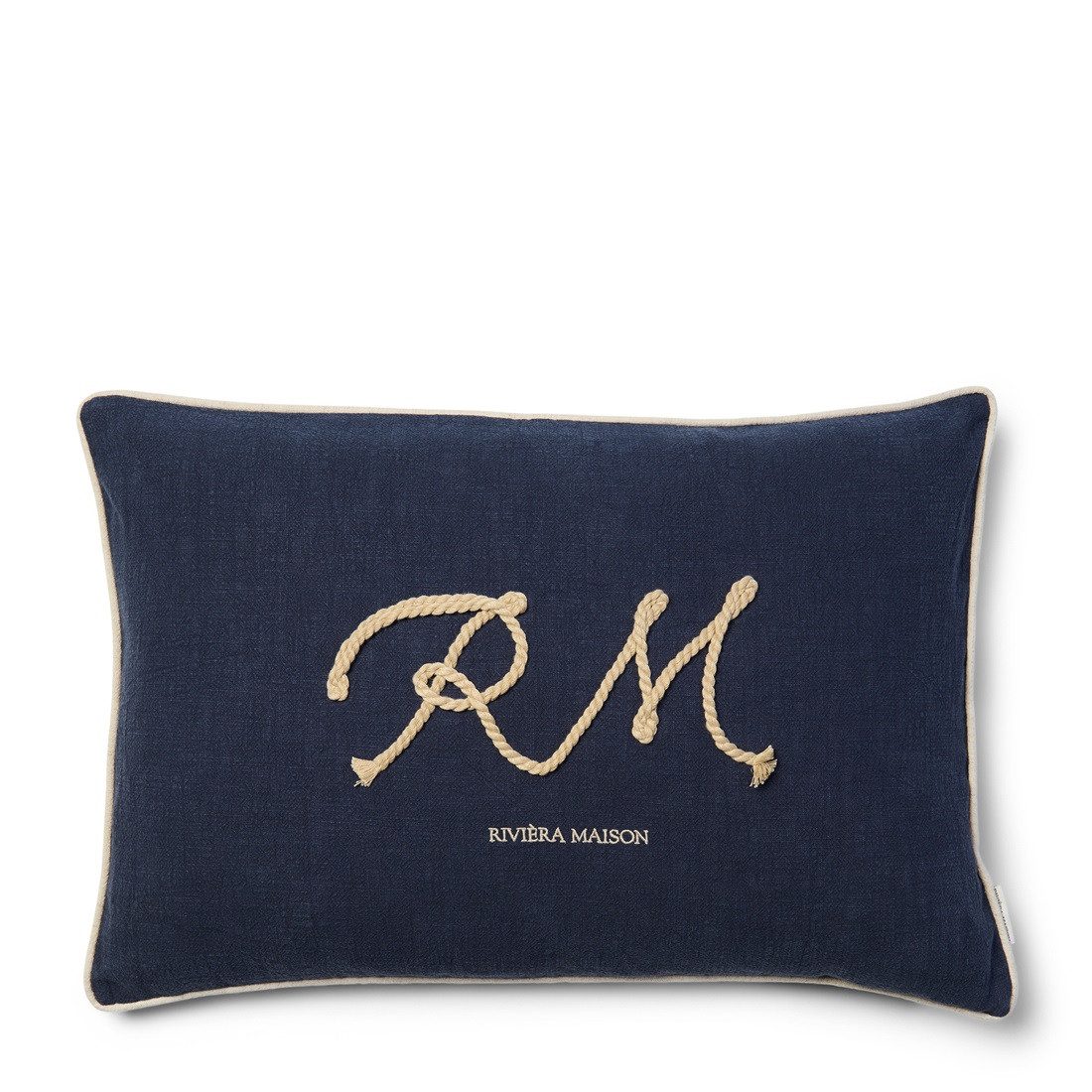 Rivièra Maison Dekokissen Rivièra Maison Coastal Cord Pillow 65x45cm, Dekokissen mit Füllung
