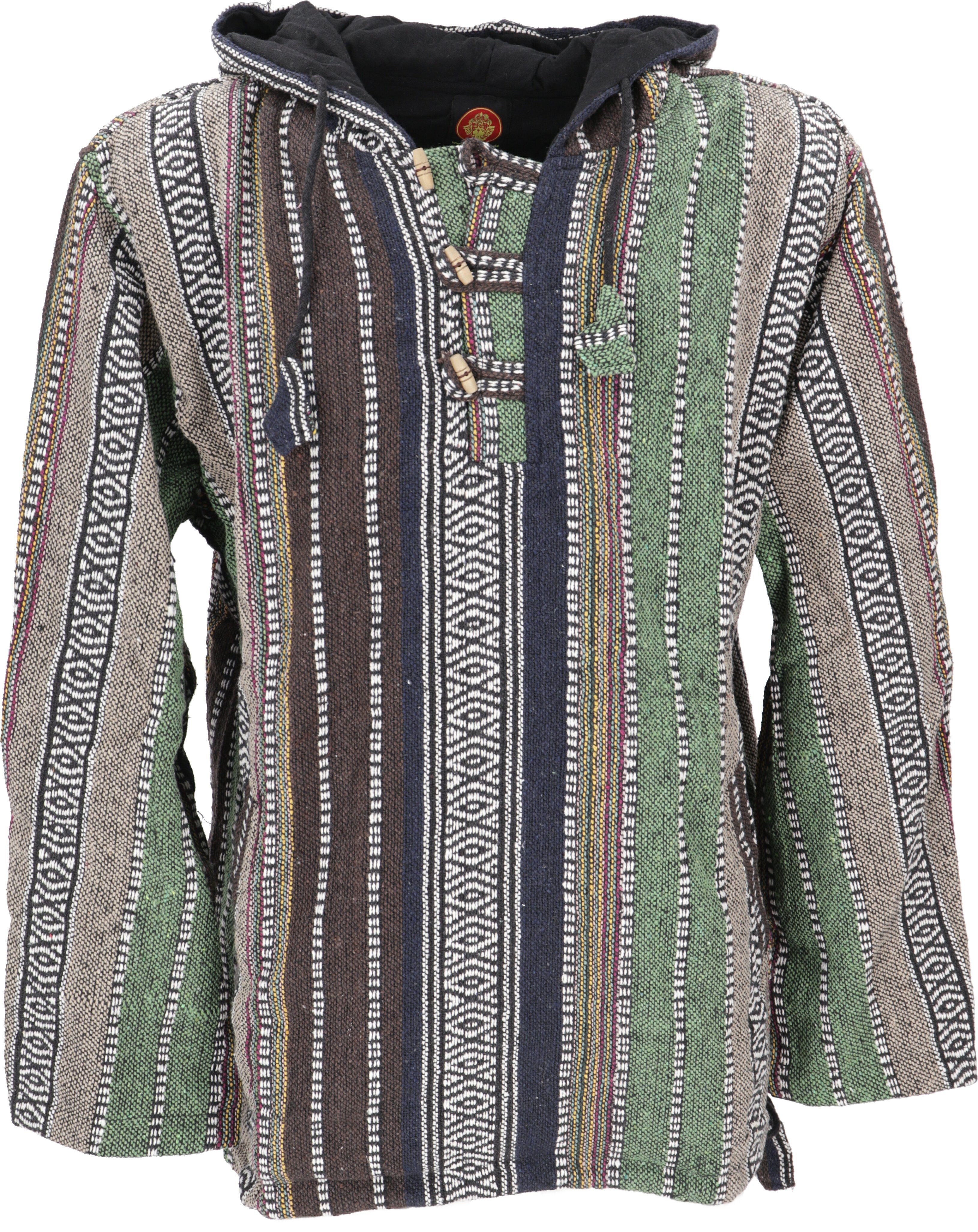 Guru-Shop Sweater Goa Kapuzenshirt, Baja Hoodie, günstig online kaufen