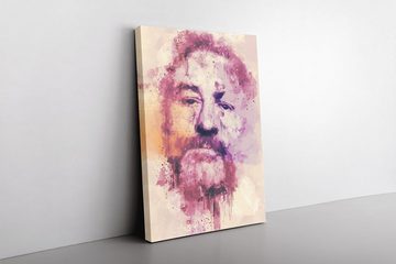 Sinus Art Leinwandbild Robert De Niro Porträt Abstrakt Kunst Schauspieler 60x90cm Leinwandbild