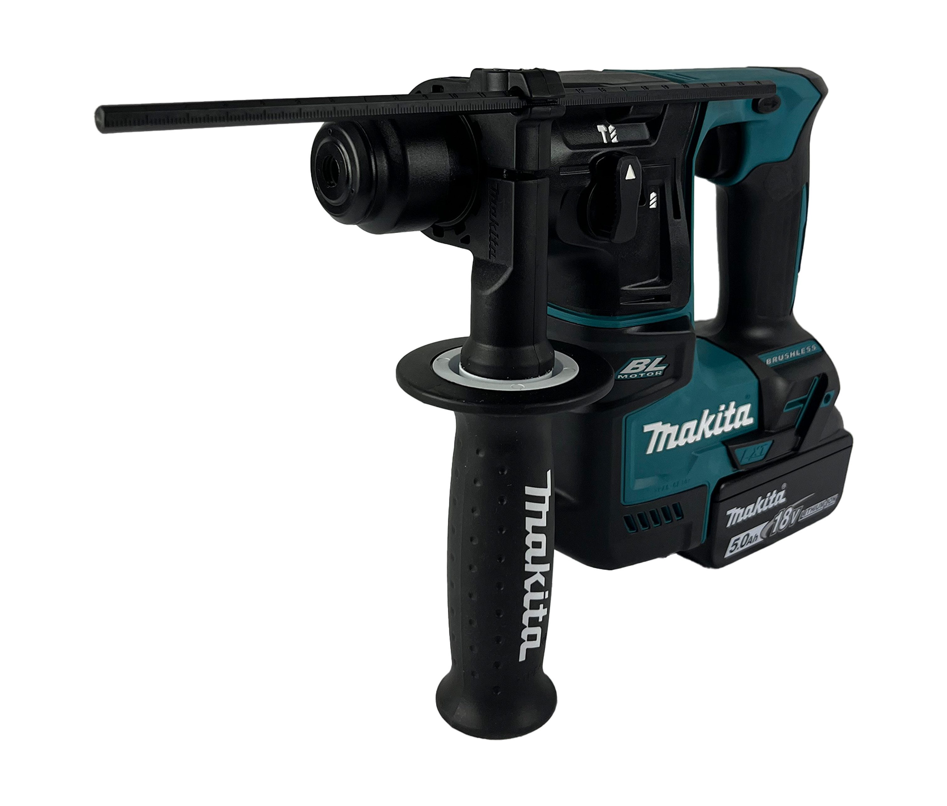 Makita Akku-Bohrhammer DHR171, mit Akku 5 Ah und Ladegerät im Makpac Gr. 3