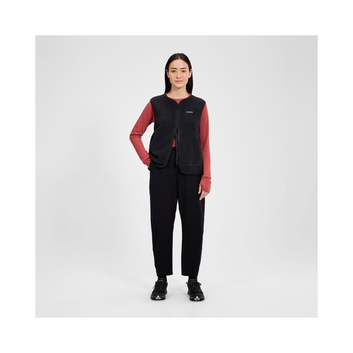 Berghaus Funktionsweste Hanby Releaxed Vest AF Stilvolle Fleeceweste für Outdoor-Abenteuer mit praktischen Taschen
