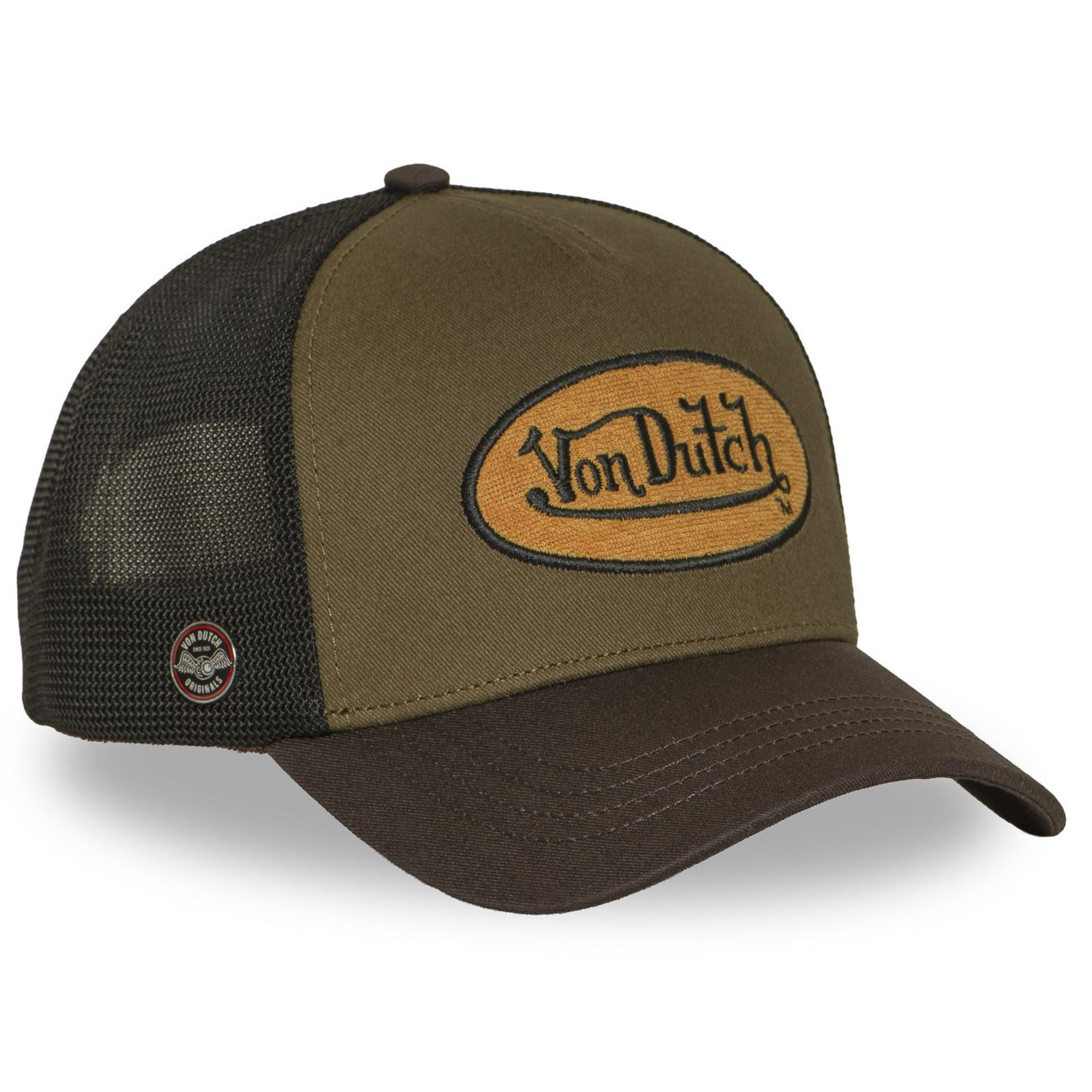 Von Dutch Trucker Cap Von Dutch Originals Trucker Cap - CALIFORNIA TERRY PATCH Mesh (Basecap, Basecap, Meshcap, Trucker Kappe)