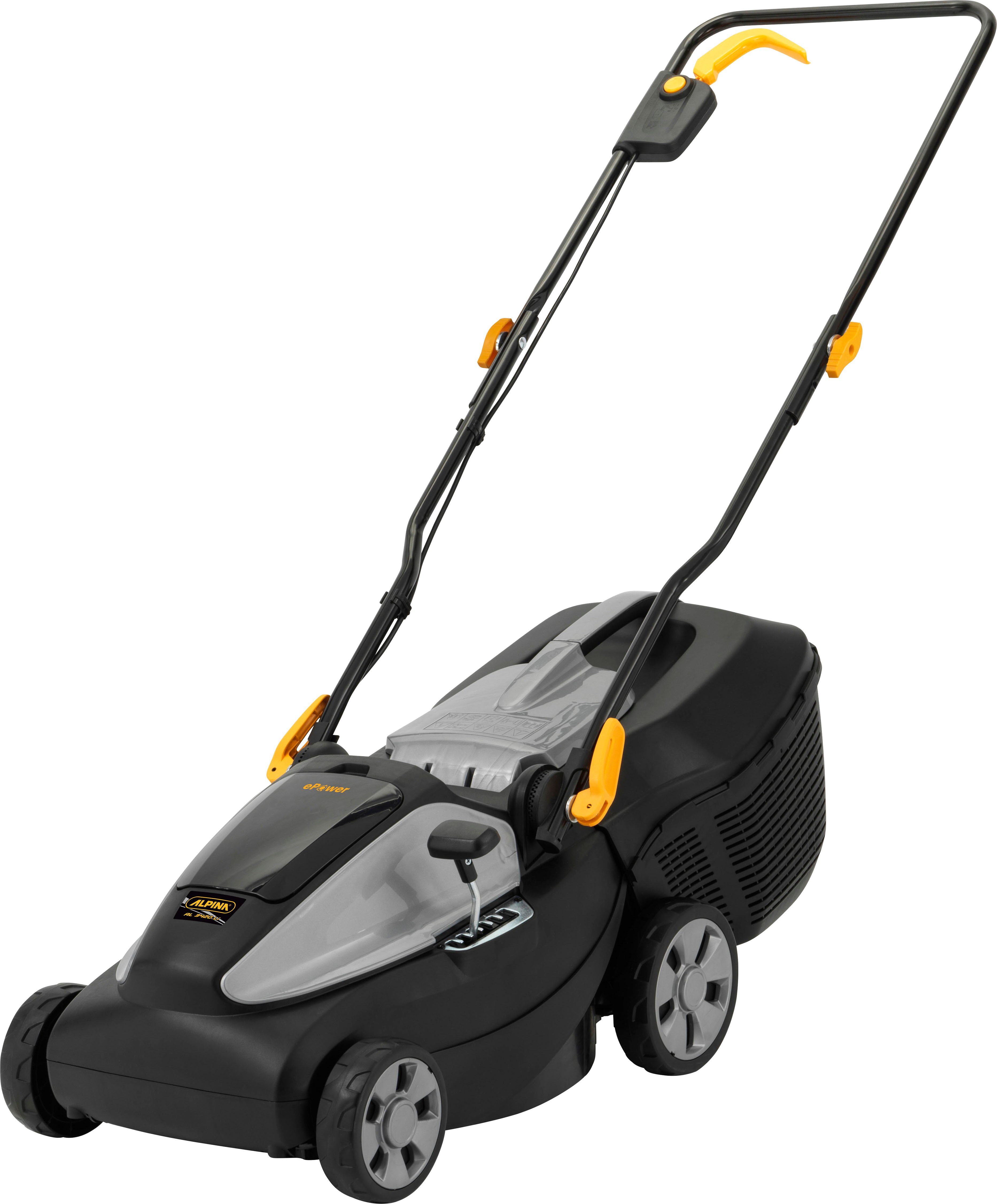 Alpina-Garden Akkurasenmäher AL 3420 Li, 34 cm Schnittbreite, (Set), inkl. 2x 2 Ah Akku und Ladegerät
