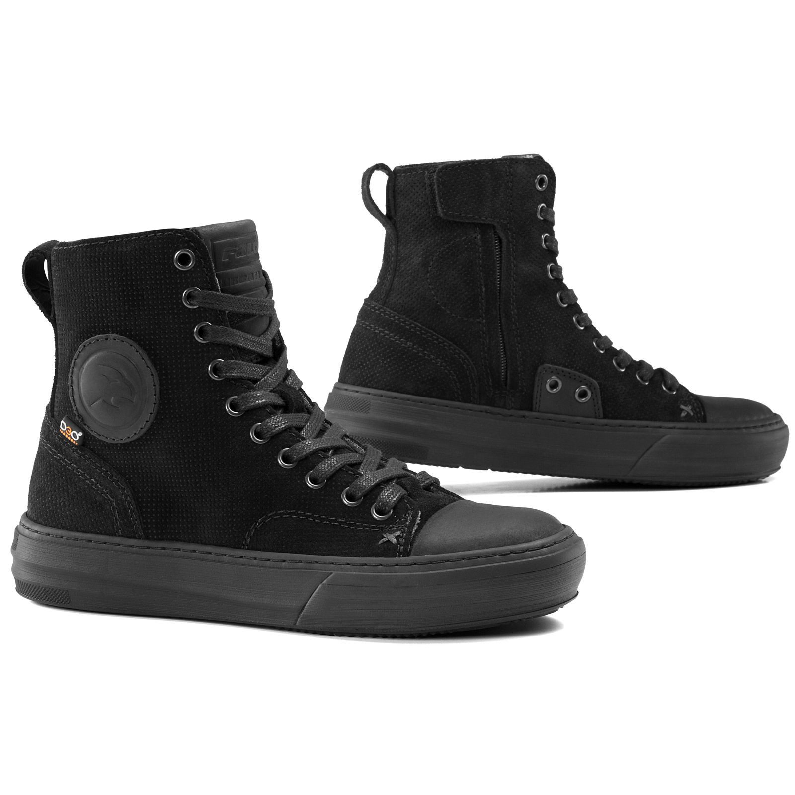 Falco Falco Lennox 2 Sneaker schwarz Damen Motorradstiefel (Packung, Antistatische und Öl- und Benzinfeste Sohle)