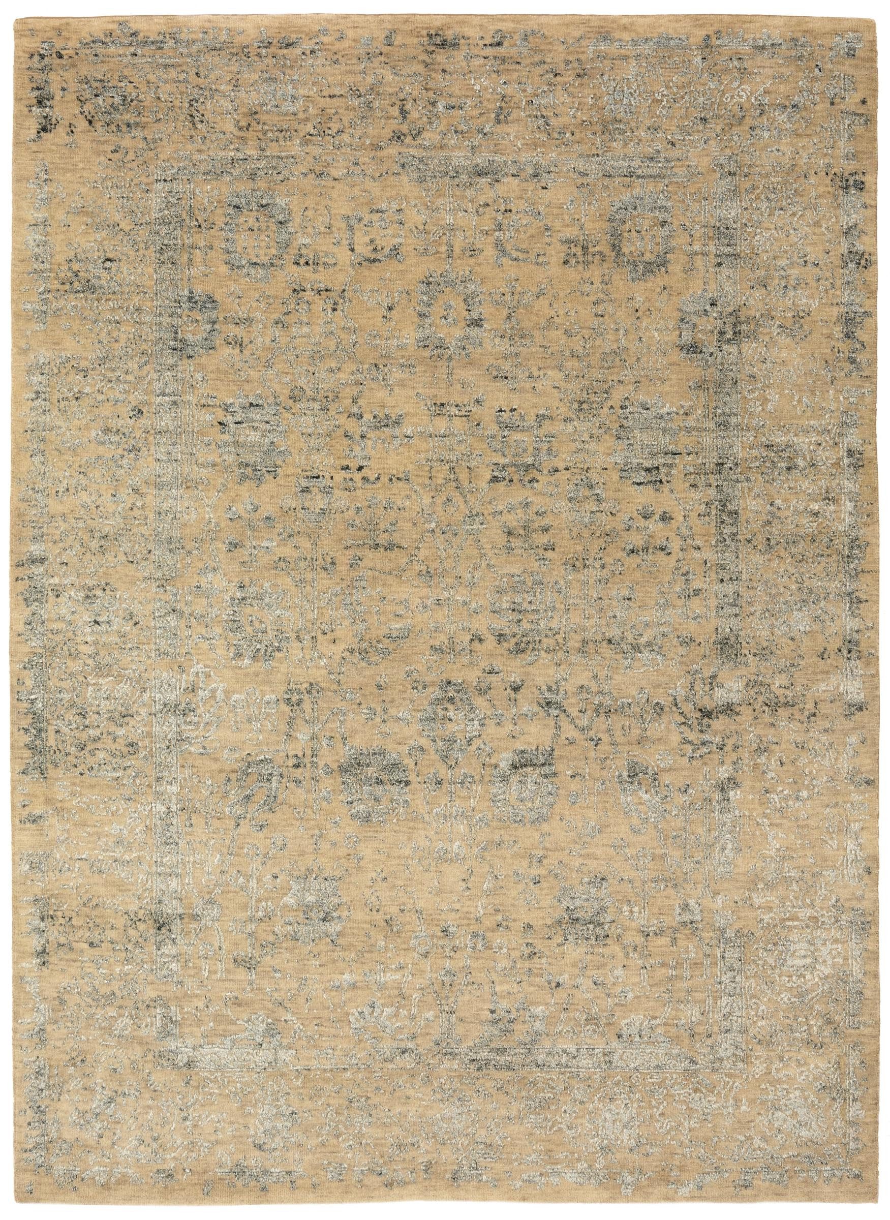 Nain Trading Designteppich Sadraa 150x207 Handgeknüpfter Moderner Orientteppich / Designteppich, rechteckig, Höhe: 12 mm