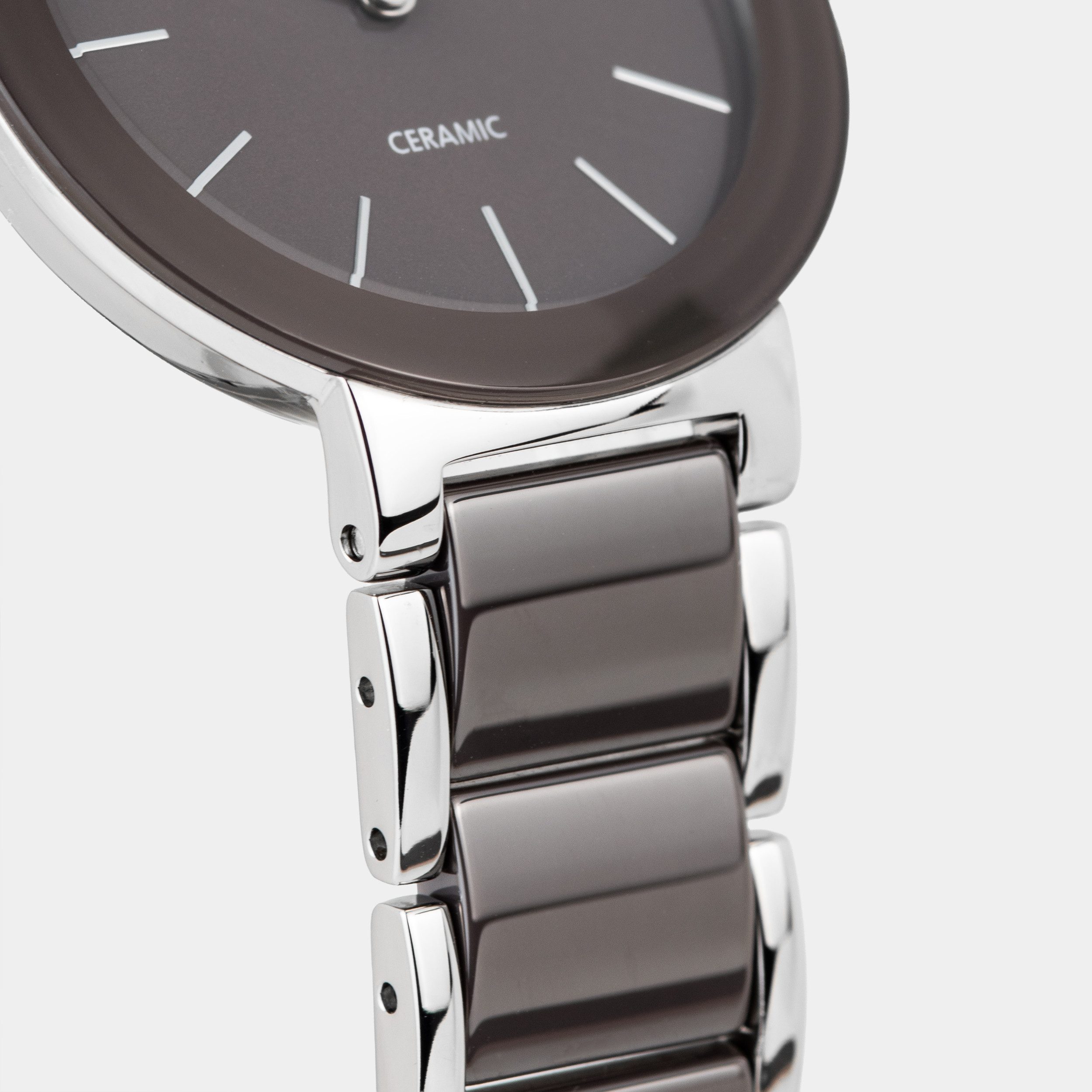 Jacques Lemans Quarzuhr Monaco 42-7ZD, Armbanduhr, Damenuhr, Keramik, analog