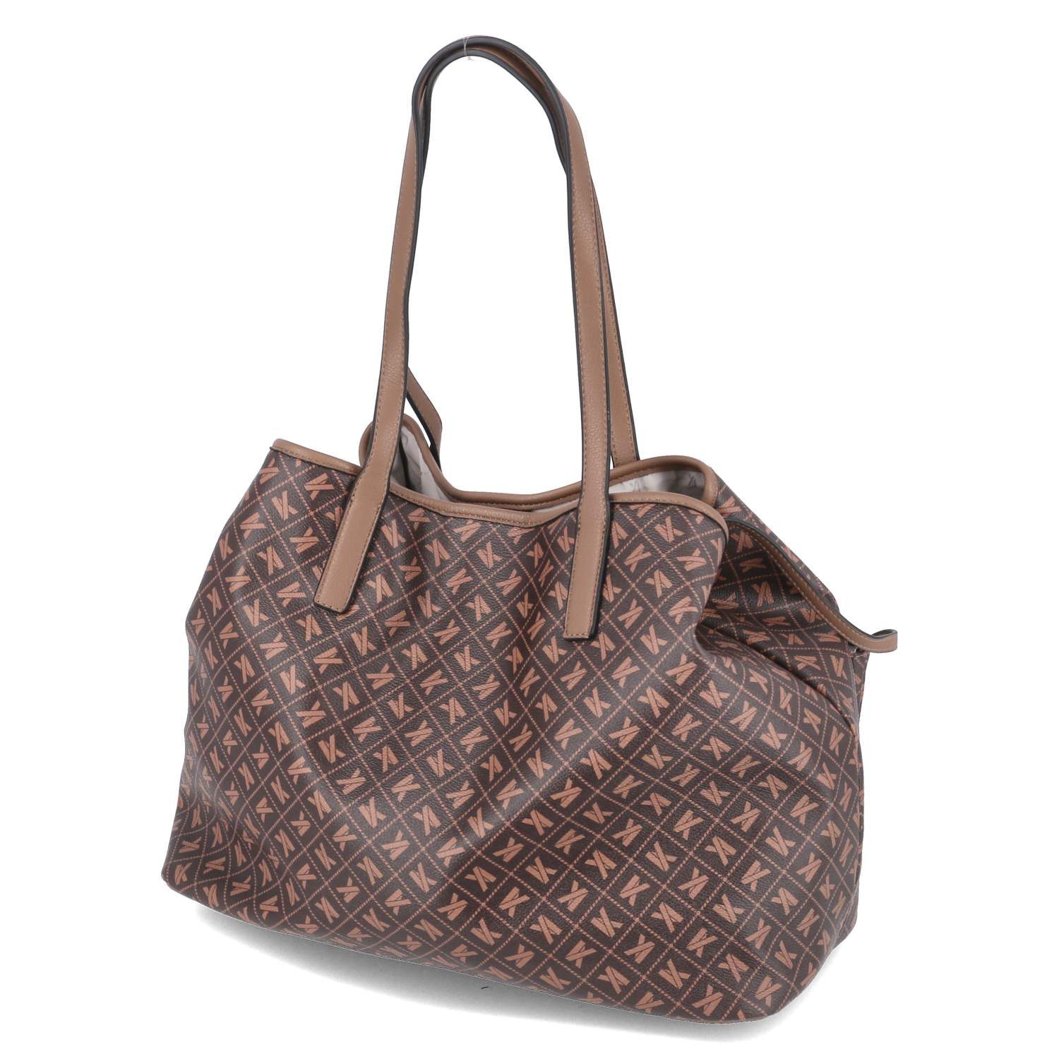 Kaerlek Handtasche Kaerlek 1005880-300 Damen Shopper Synthetik brown