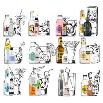 2A Adventskalender Gin & Tonic Water Adventskalender Tasting Set (24 verschiedene Gins &