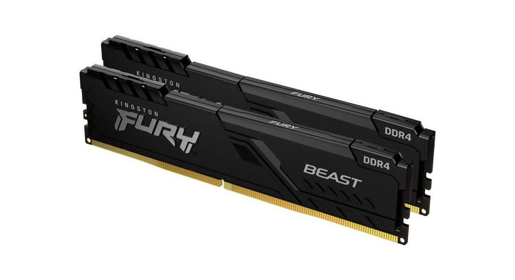 Kingston Kingston FURY Beast DIMM Kit 32GB KF432C16BB1K2/32 PC-Arbeitsspeicher – Bild 2 von 5