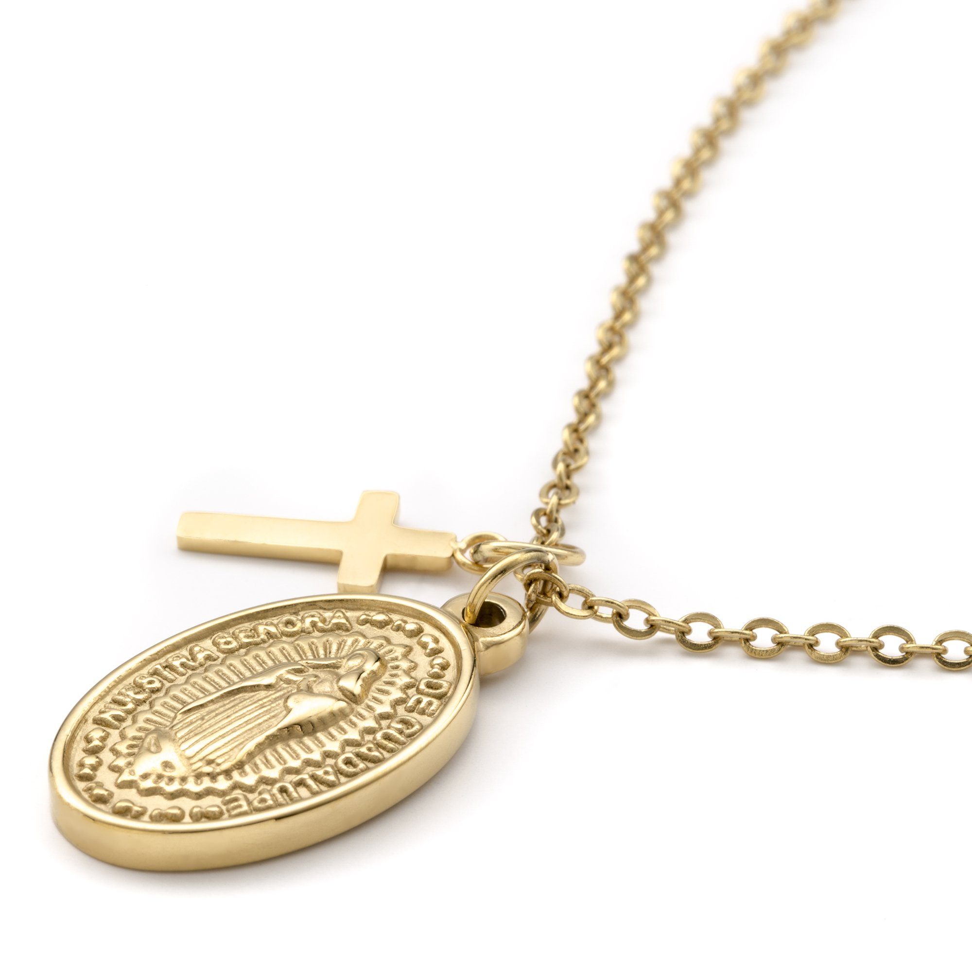 Heideman Kette mit Anhänger Alterum rose goldfarben (keine Angabe, inkl. Geschenkverpackung), Madonna Anhänger