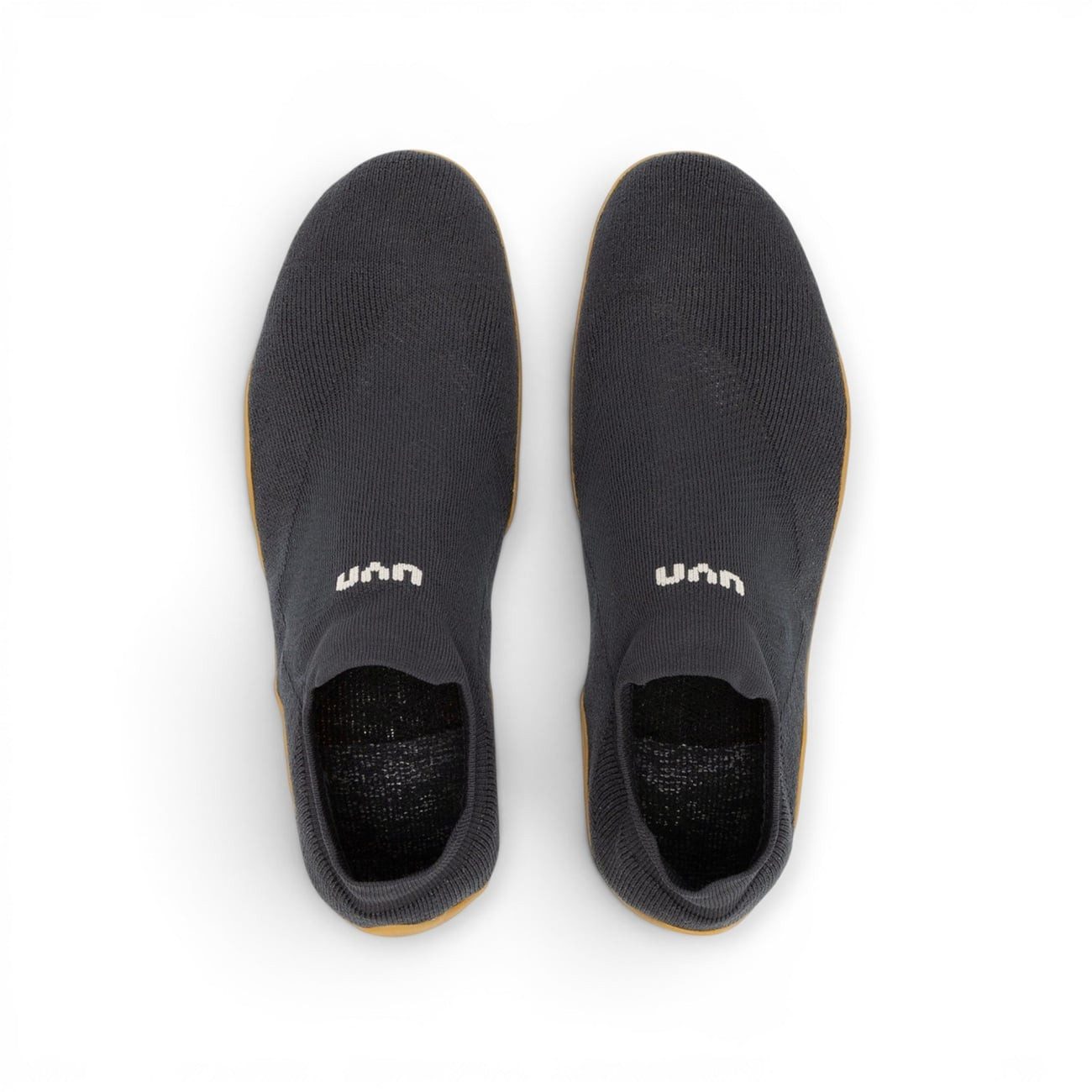 UYN Dunia Mid (nahtlos, leicht) anthrazit/braun Barfußschuh
