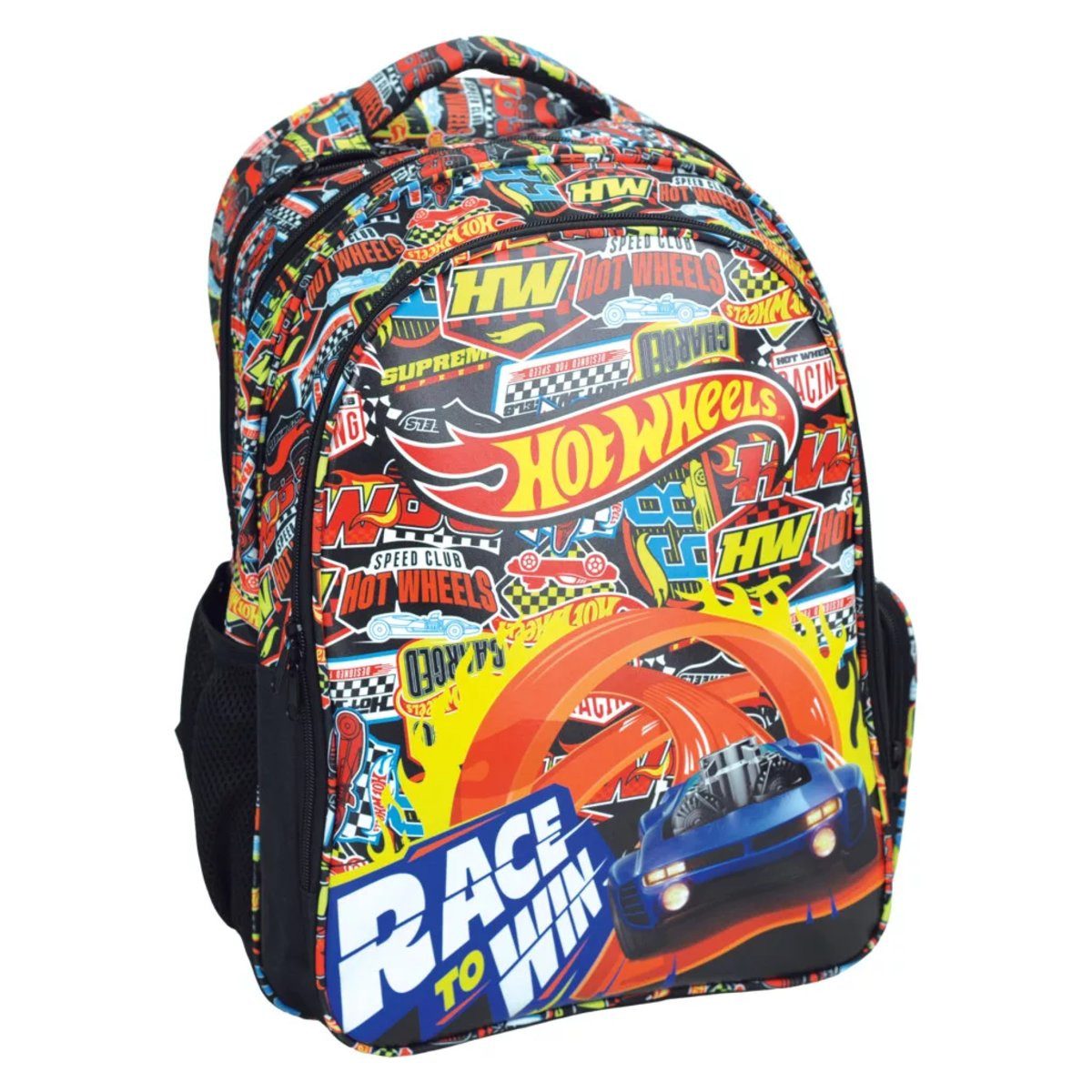 Hot Wheels Kinderrucksack Hot Wheels Race to Win Schultasche, Tasche 46 cm (1-tlg)