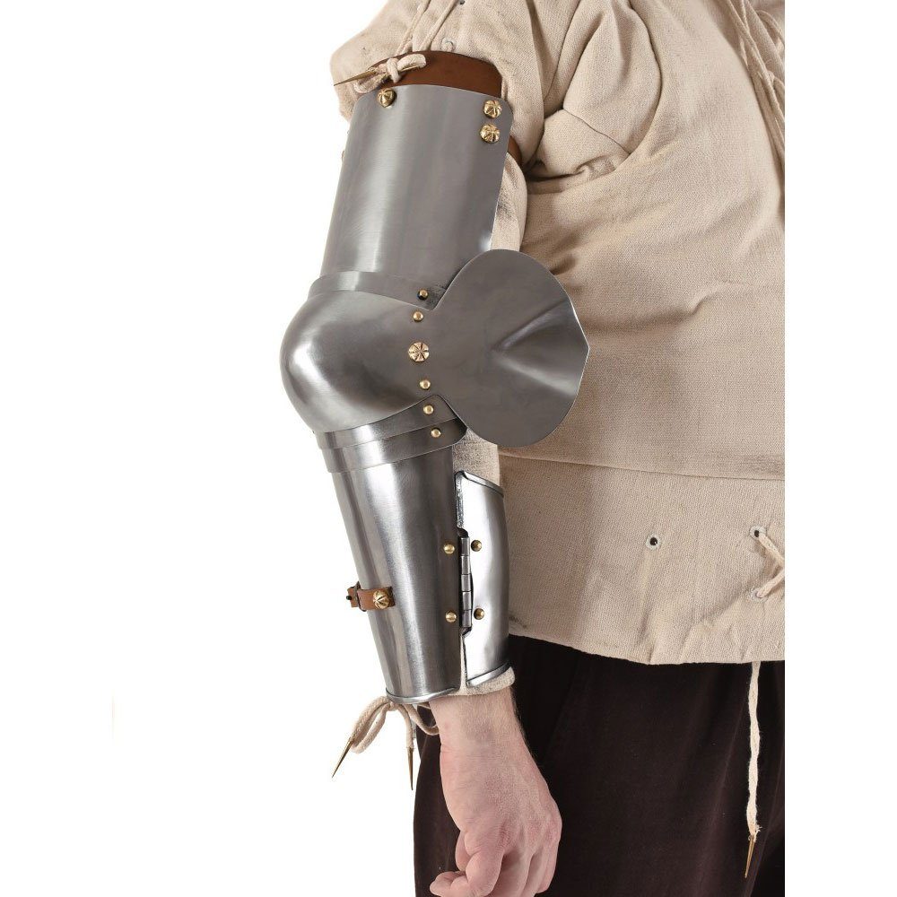 Ritter-Kostüm 1 Paar Armzeug mit Ellbogenkacheln 1,8 mm