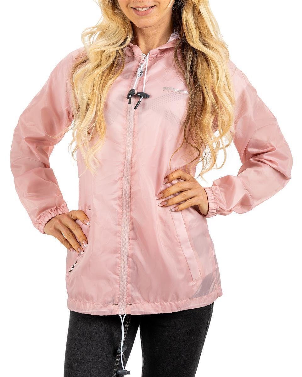 Geo Norway Windbreaker Leichte Regenjacke baboat Lady Perfekter Outdoor-Begleiter für aktive Frauen