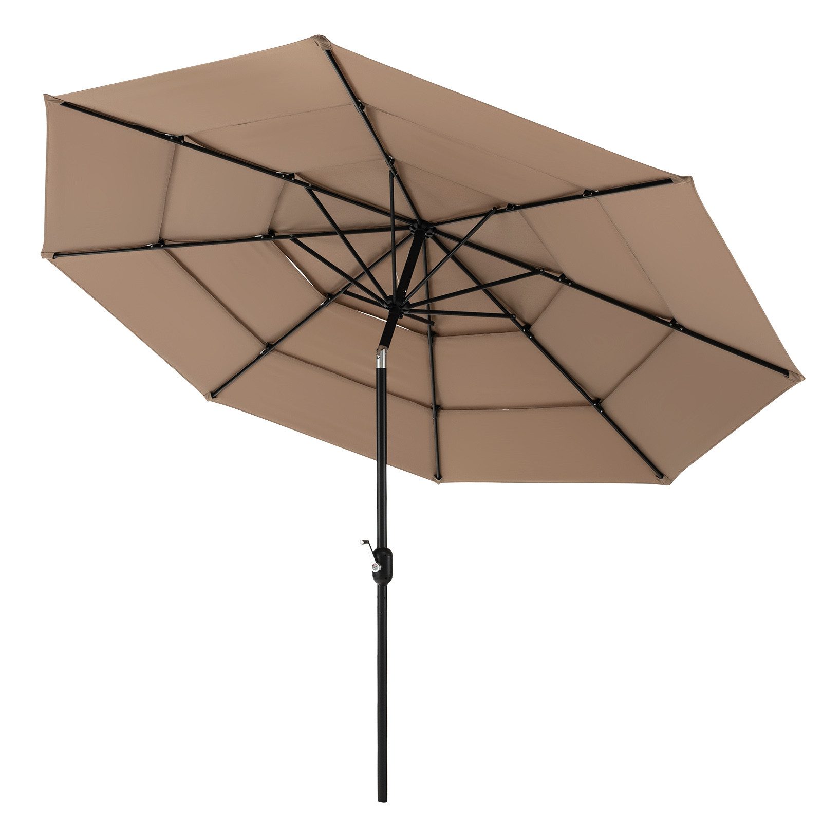 COSTWAY Sonnenschirm Ø300cm, um 45° knickbar, günstig online kaufen