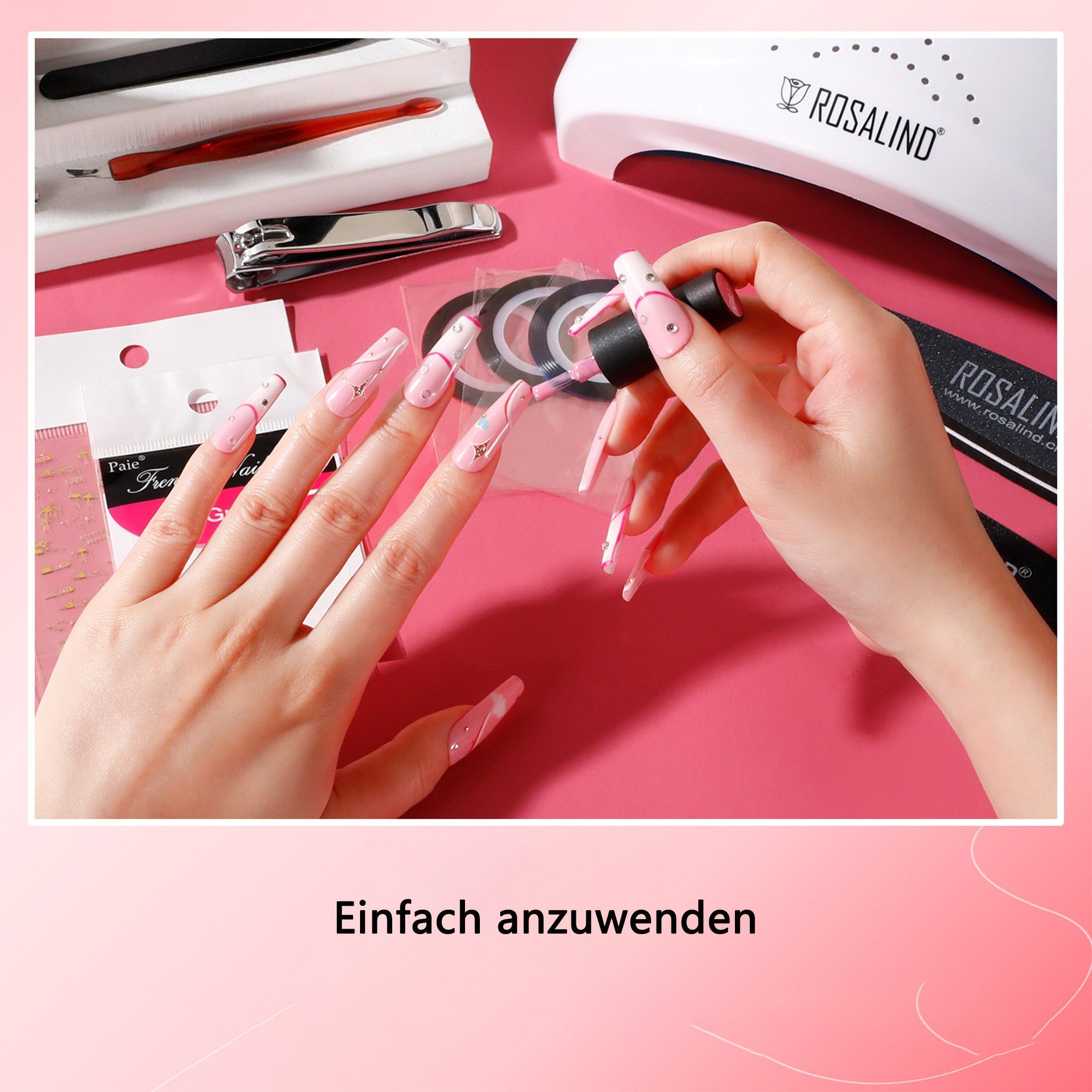 KINSI Nagellack-Set 35 Farben Gel Nagellack Set + UV/LED Lampe – Komplettes günstig online kaufen