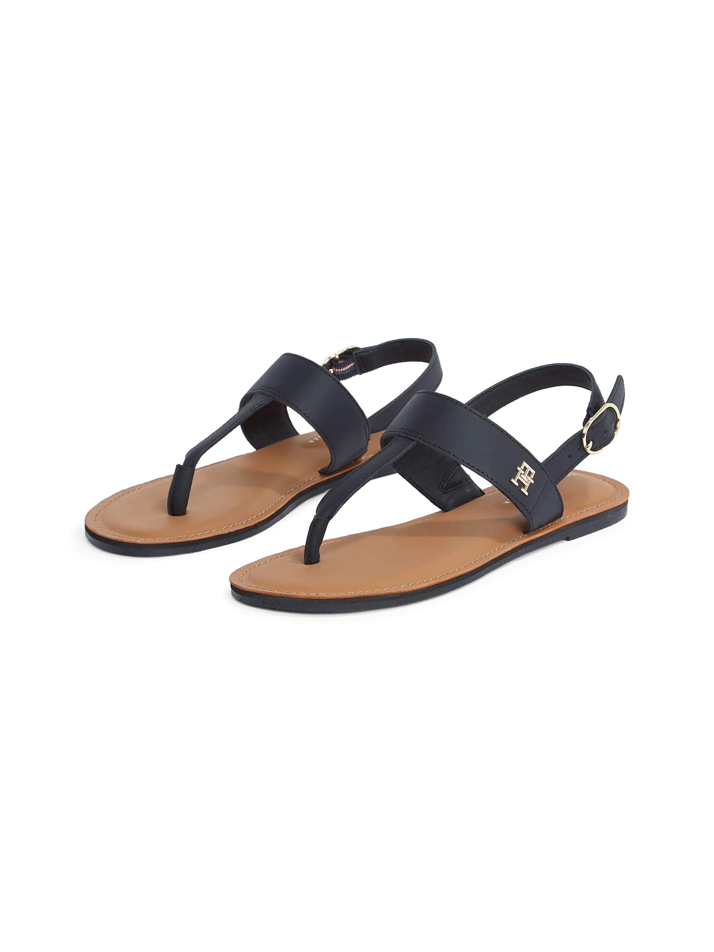 Tommy Hilfiger LEATHER THONG SANDAL Riemchensandale, günstig online kaufen