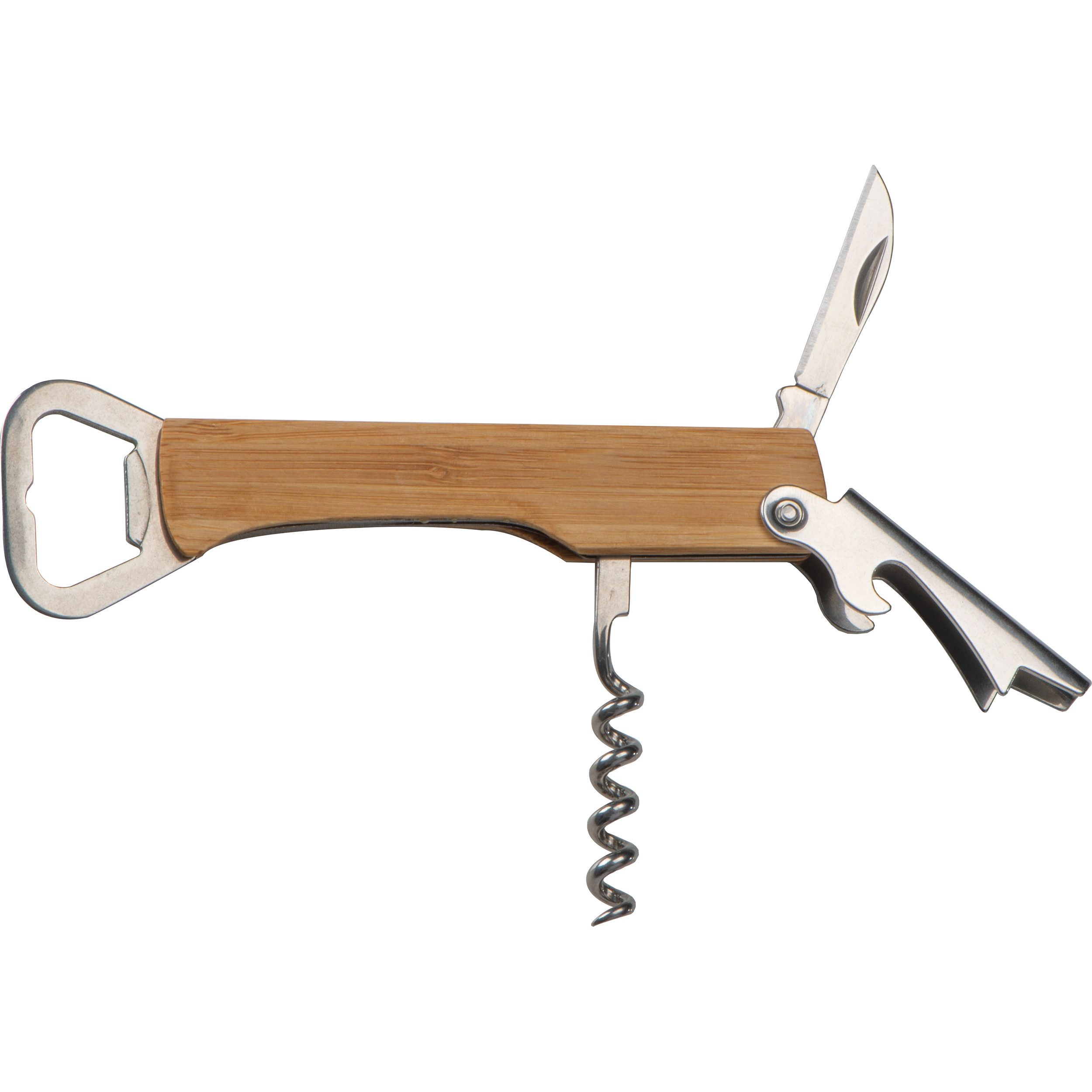 Flaschenöffner Kellnermesser / mit Flaschenöffner, Korkenzieher, Folienschreiber