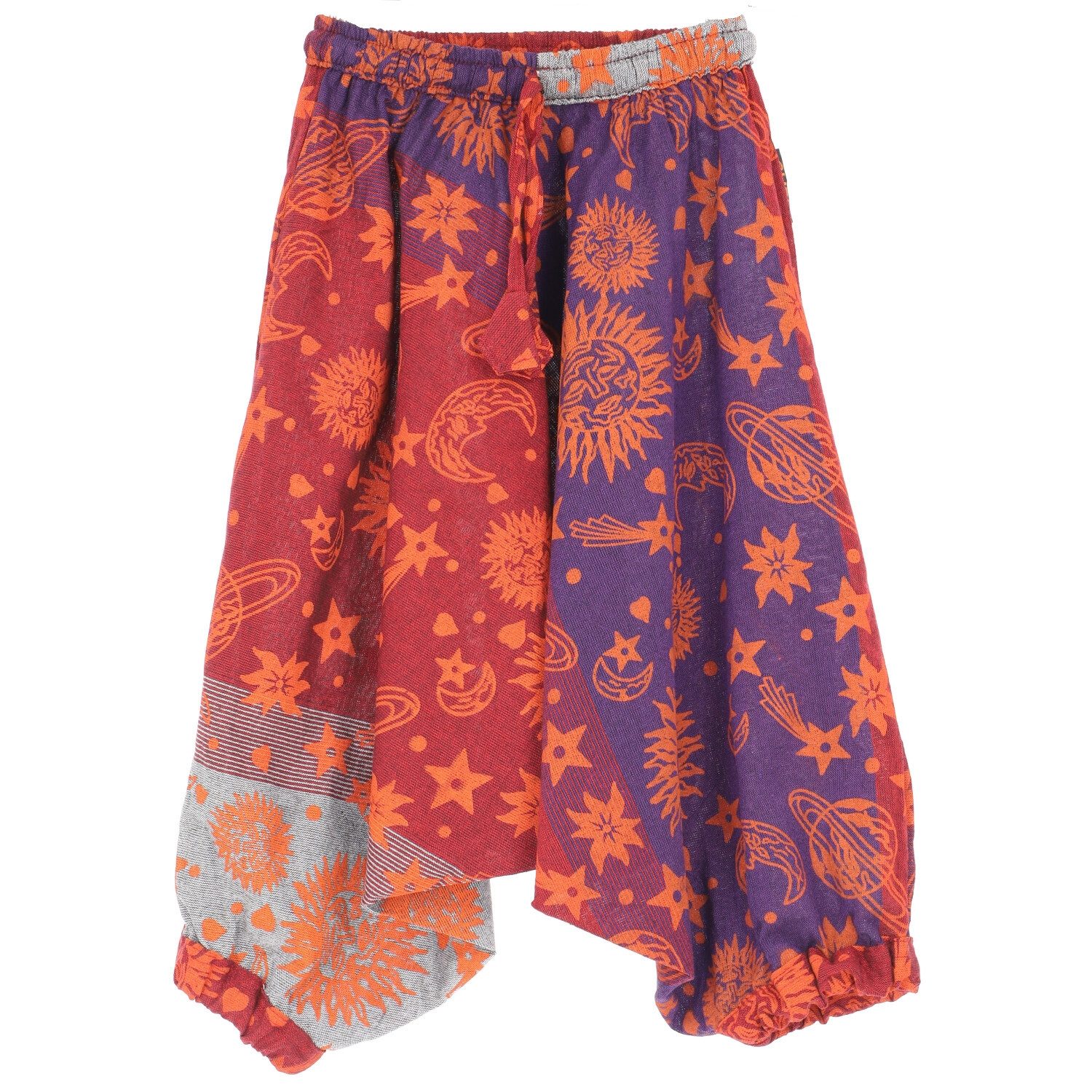 Guru-Shop Relaxhose Kinder Haremshose, Pluderhose, Haremshose,..