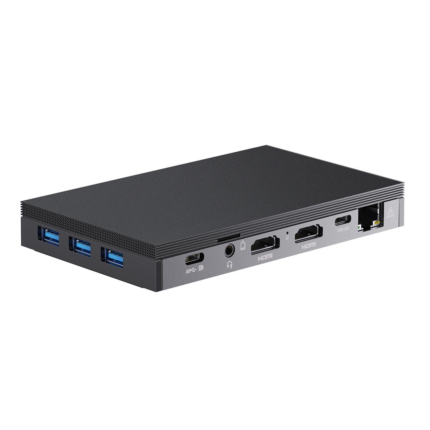 Orbsmart AW-14L Mini-PC (Intel Jasper Lake N5105, Windows 11 Pro 4K Computer Desktop-PC WIFI 6, lüfterlos, stromsparend)