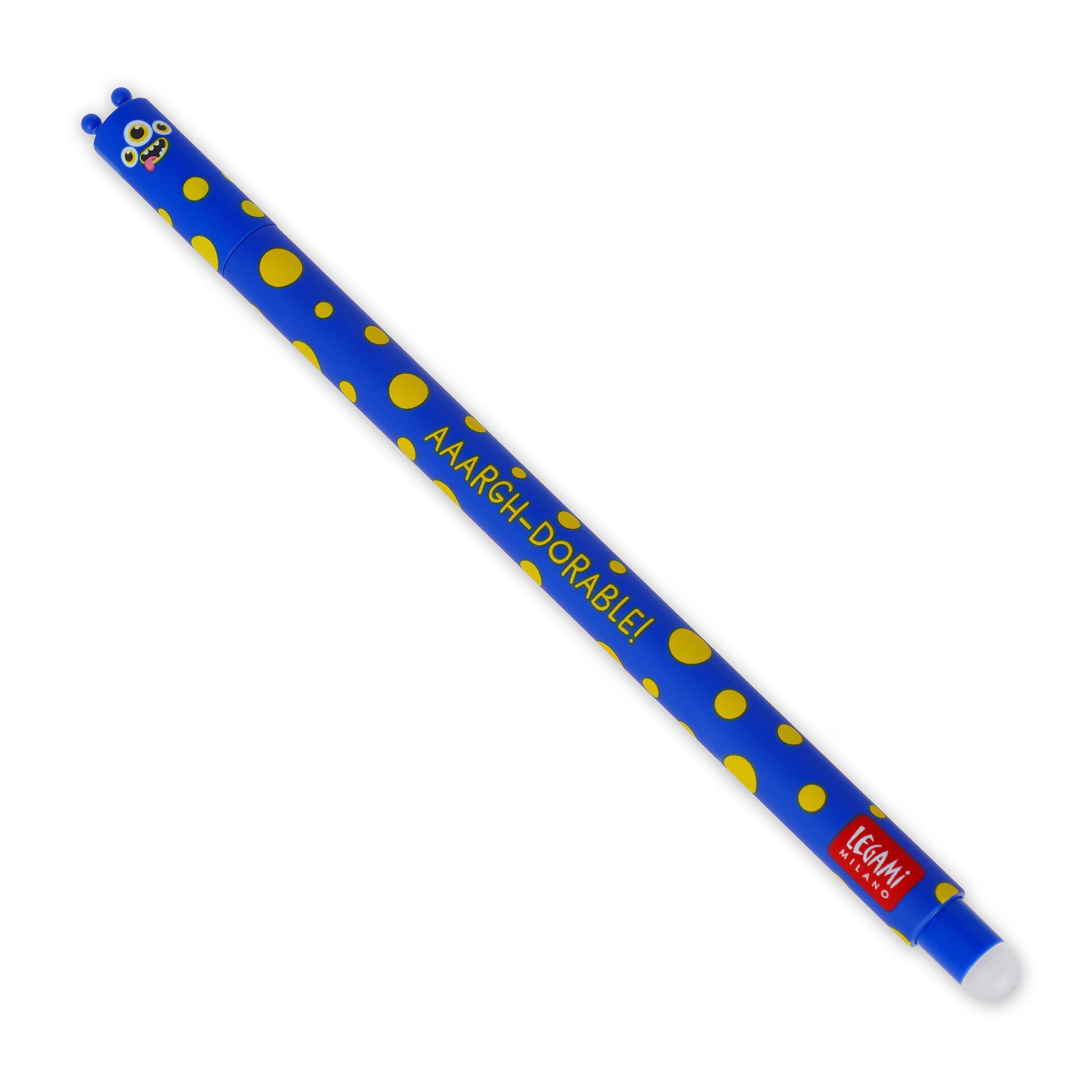 Legami Gelschreiber LEGAMI löschbarer Gel Stift MONSTER Schreibfarbe blau Stärke 0,7mm