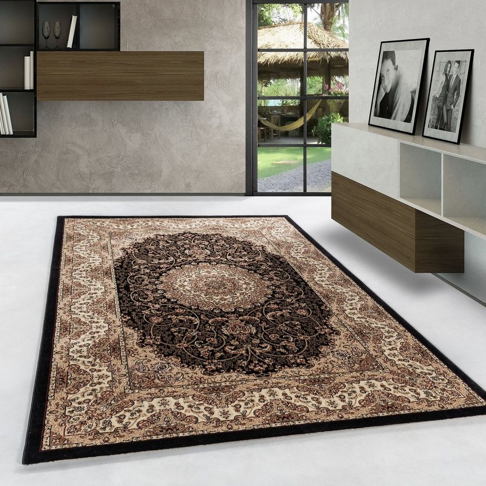 Designteppich Orientalisch Design, Carpetsale24, Läufer, Höhe: 9 mm,  Teppich Wohnzimmer