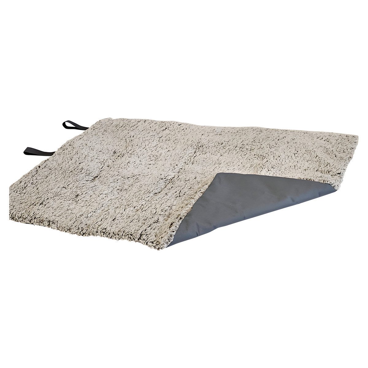 Nobby Tierdecke Katzen Plaid RollUp Teddy Classic grau