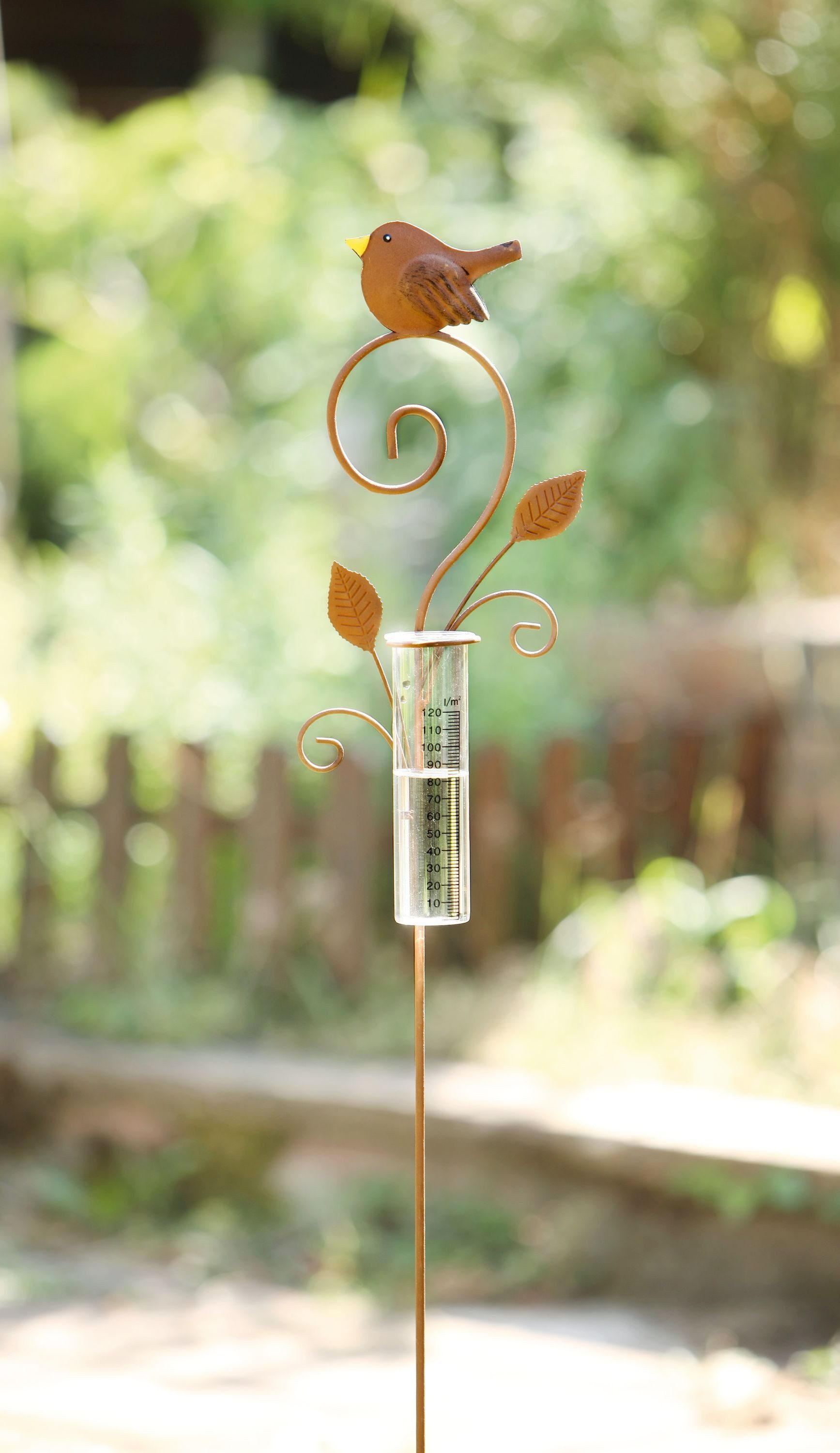 Frank Flechtwaren Gartenstecker Gartenstecker Regenmesser günstig online kaufen