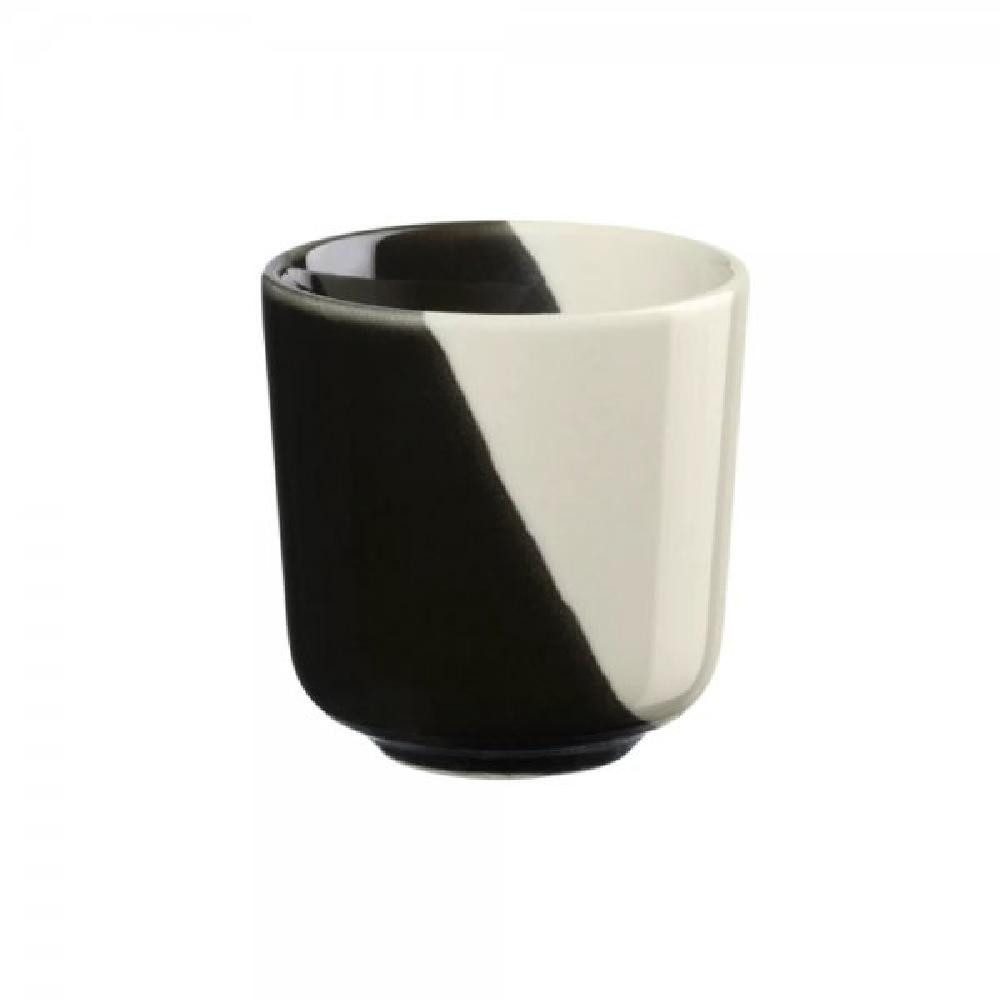 Tasse Asa Espressobecher Variété Salto Schwarz-Weiß (80ml)