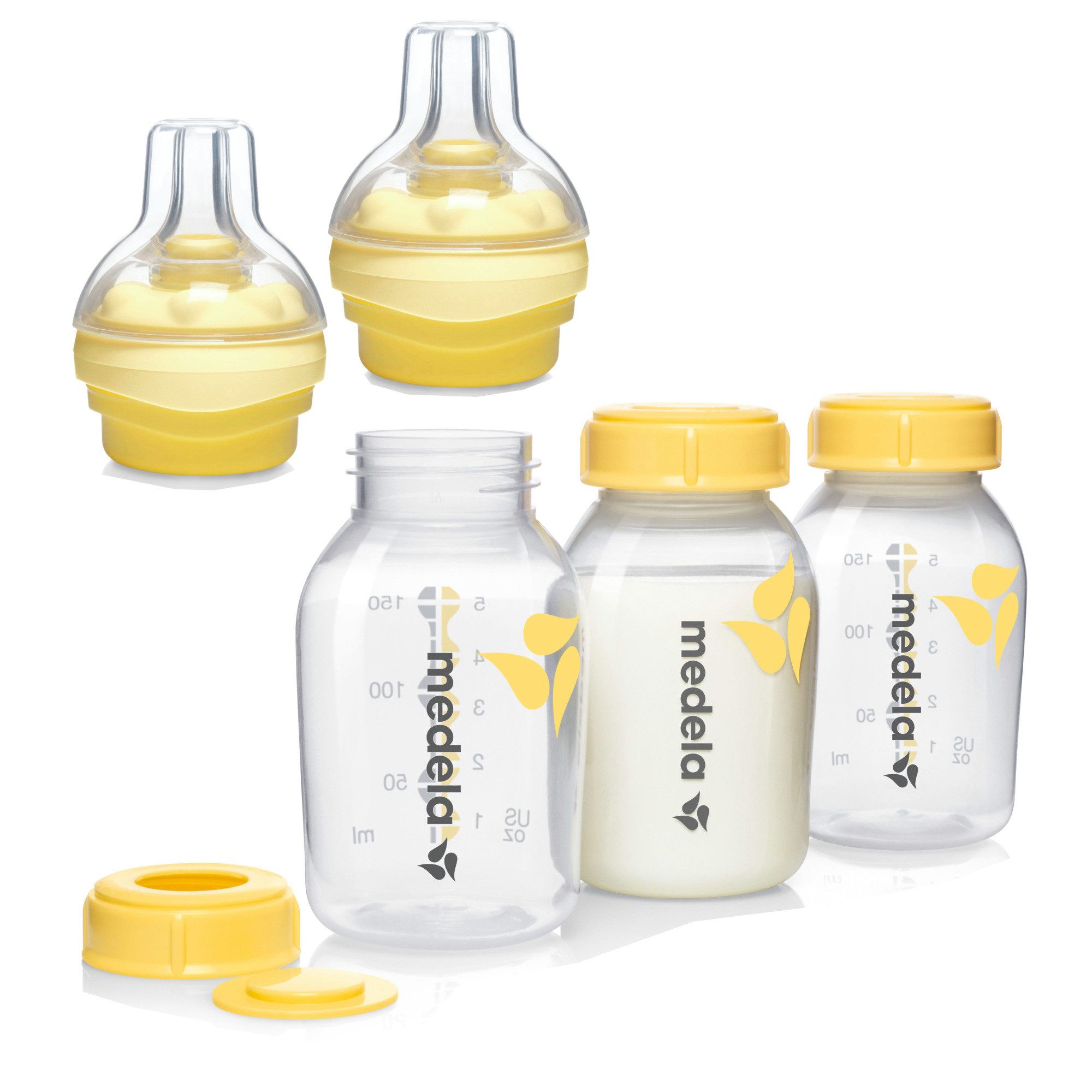 MEDELA Babyflasche Calma Sauger 3x 150 ml Muttermilchflaschen 2x Calma Sauger