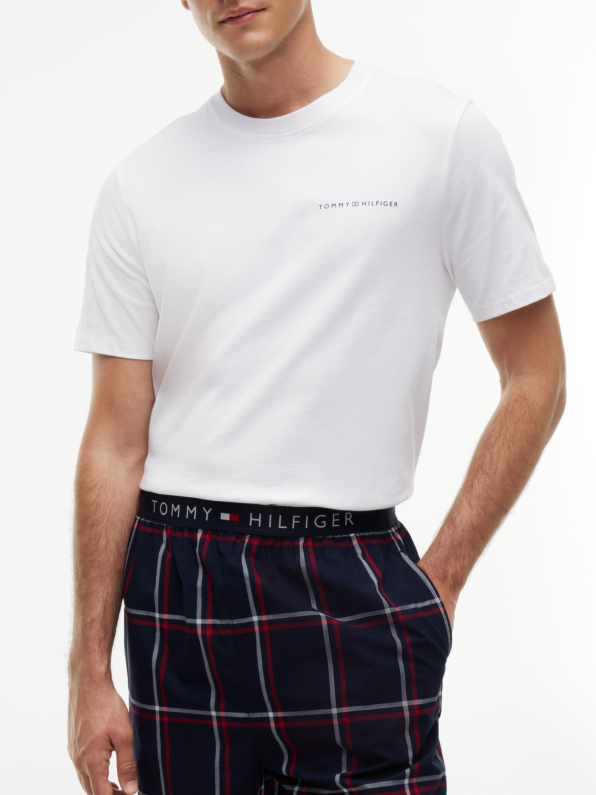 Tommy Hilfiger Underwear Relaxhose WOVEN PANT PRINT Klassisches Karo-Design, Komfortabler Elastikbund