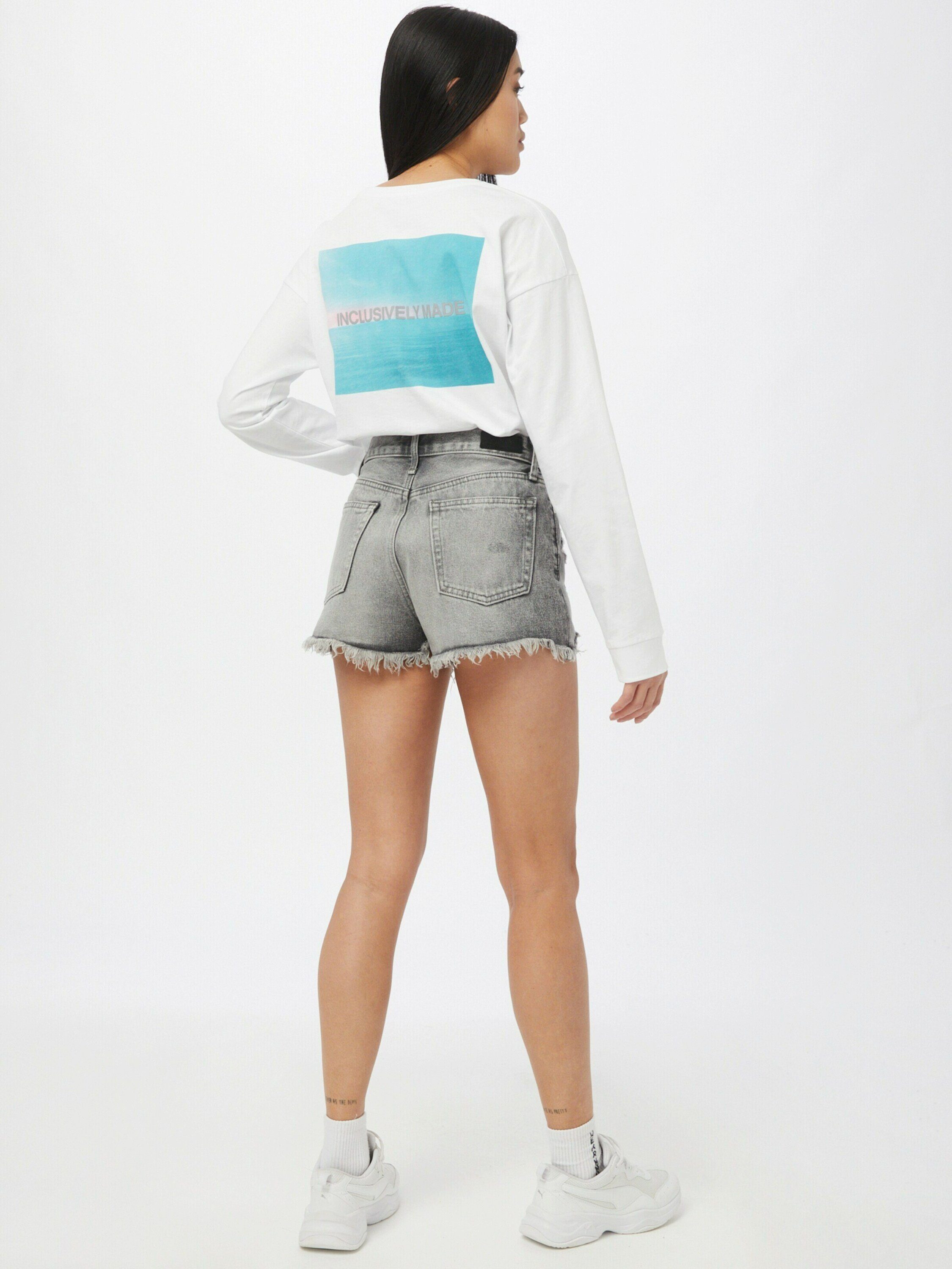 ONLY Jeansshorts FINE LIFE (1-tlg) Fransen