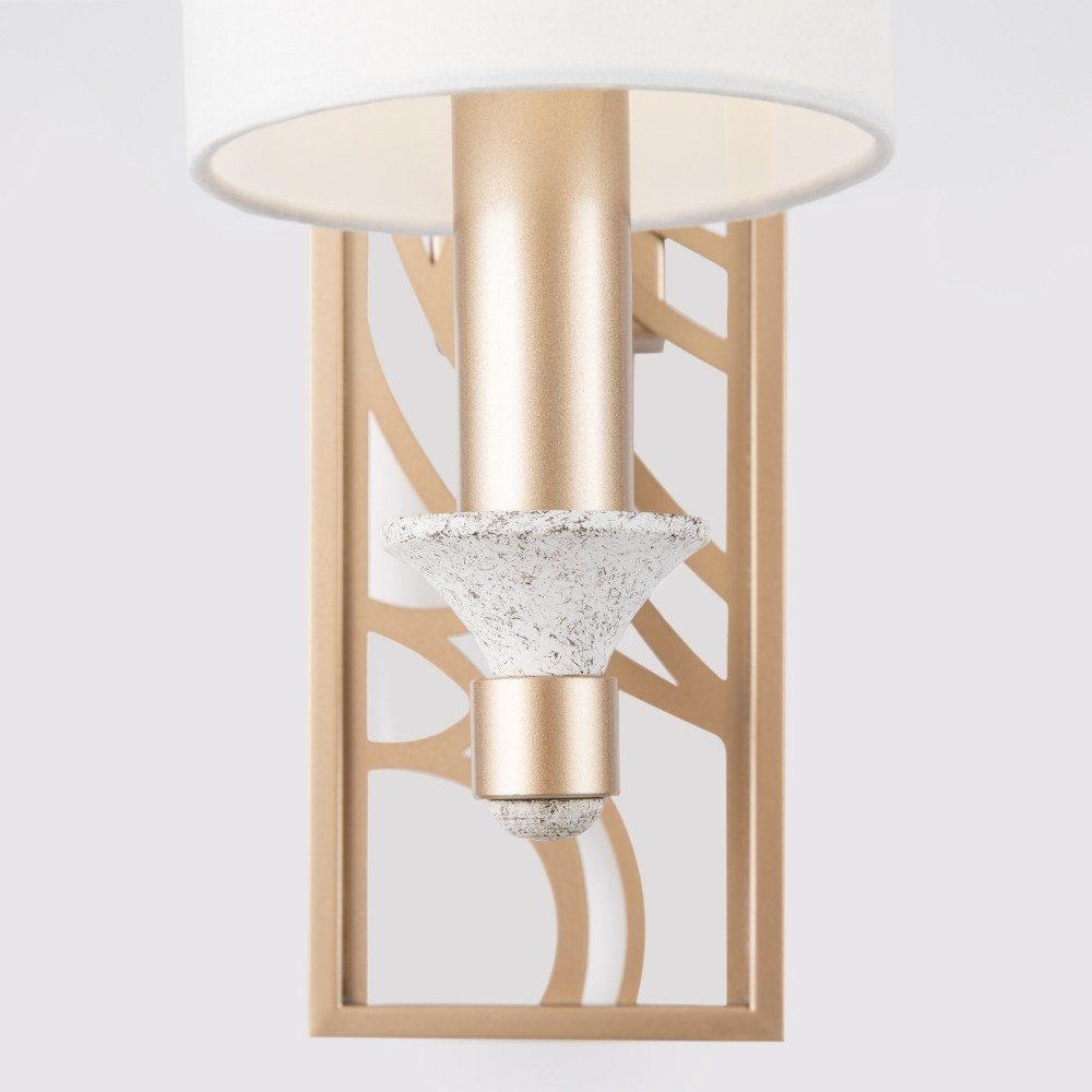 warmweiss, Wandleuchte, Angabe, E14, Leuchtmittel Nein, Creme keine in und Wandleuchte Wandlicht Wandleuchte click-licht Wandlampe, enthalten: Vittoria Gold