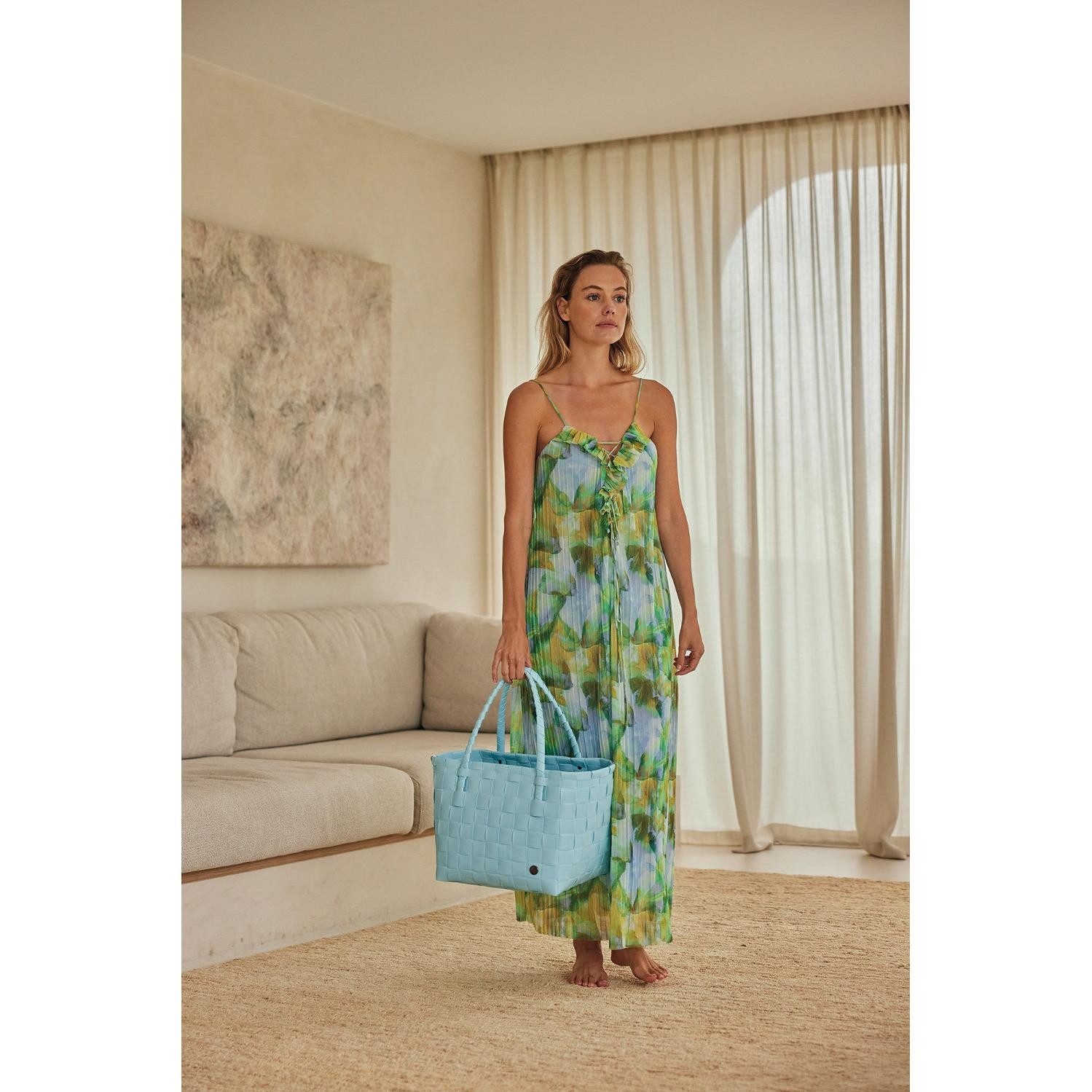 Handed By Einkaufskorb Handed By Shopper Paris Lagoon Blue