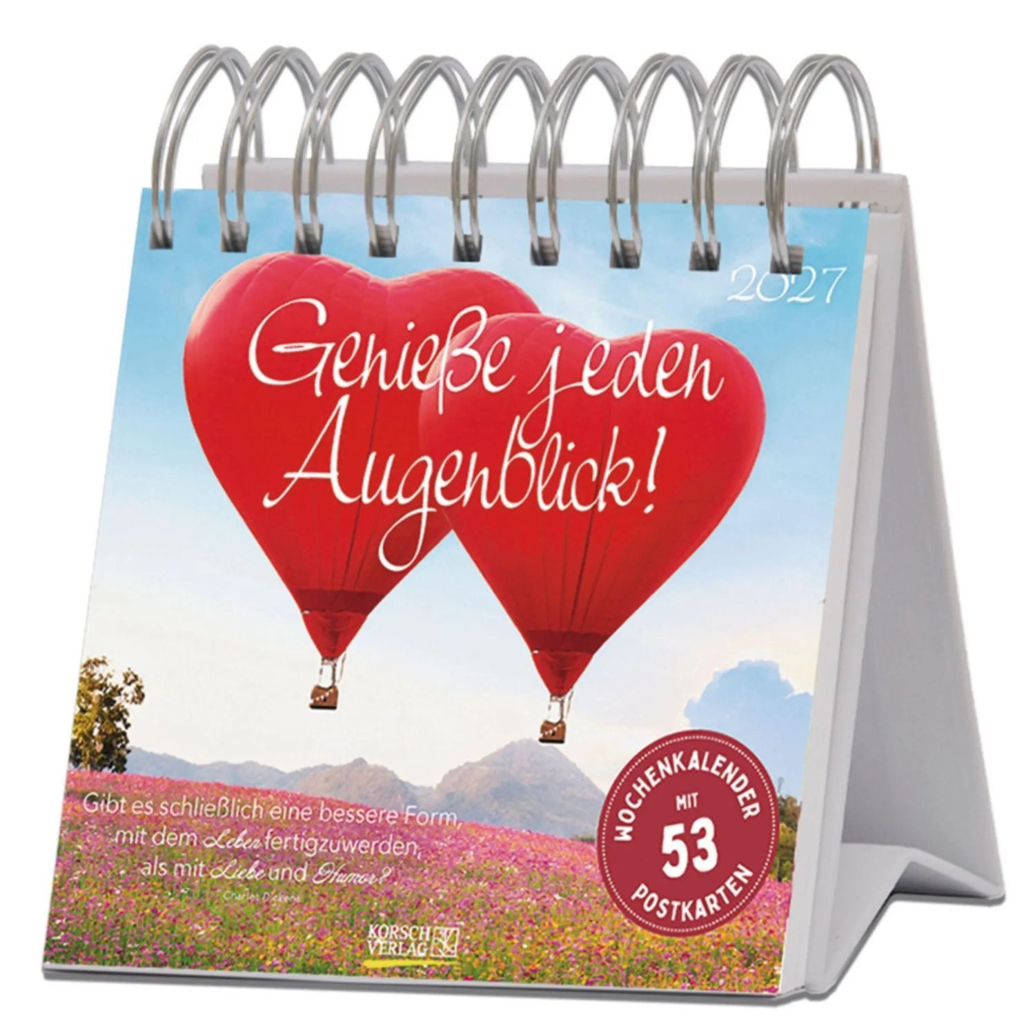 Korsch Verlag Wandkalender Genieße jeden Augenblick 2027