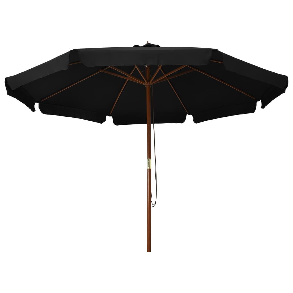 vidaXL Sonnenschirm Sonnenschirm mit Holzmast 330 günstig online kaufen