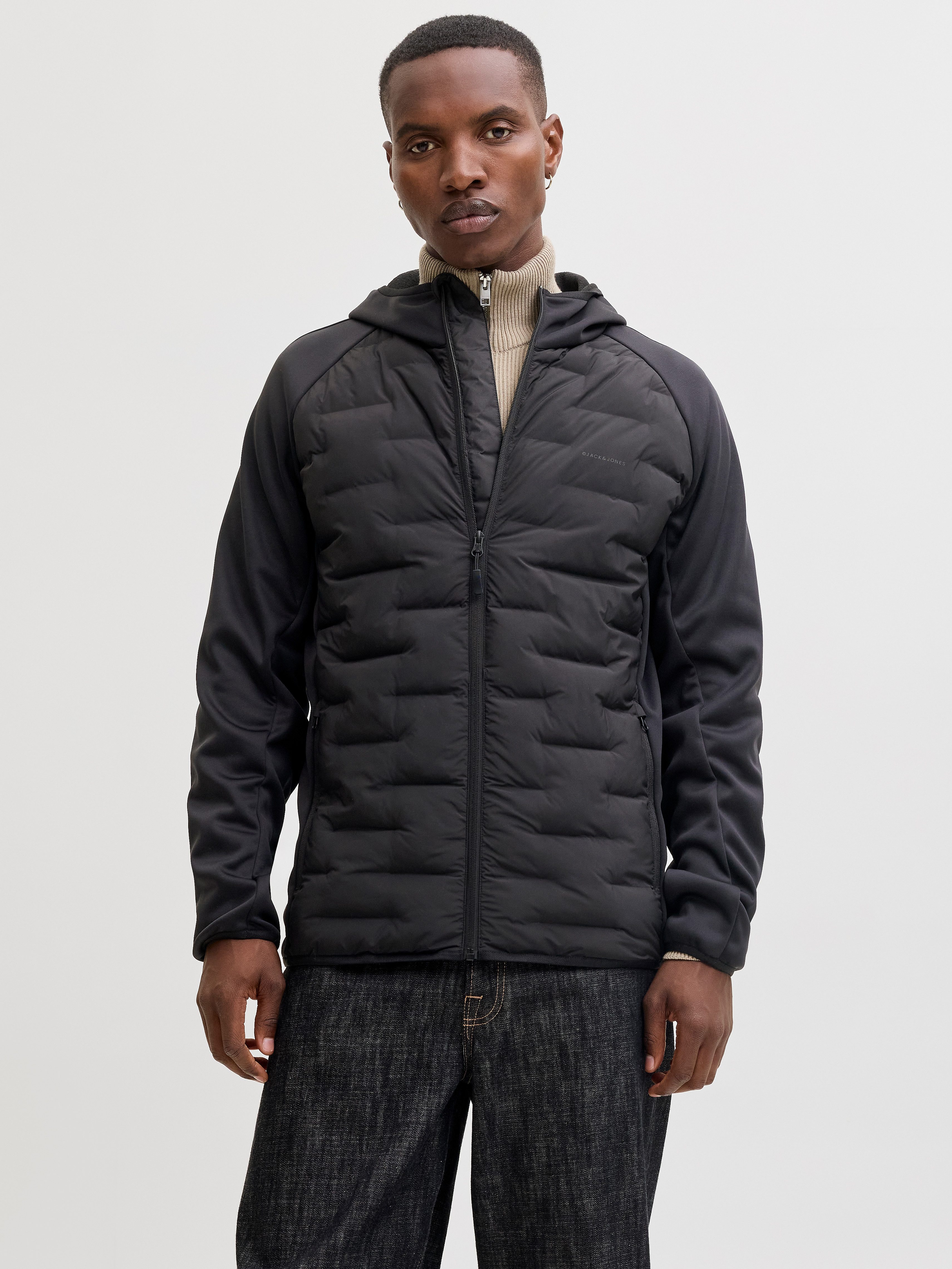 Jack & Jones Steppjacke JJEPERFECT HYBRID JACKET NOOS mit Kapuze günstig online kaufen