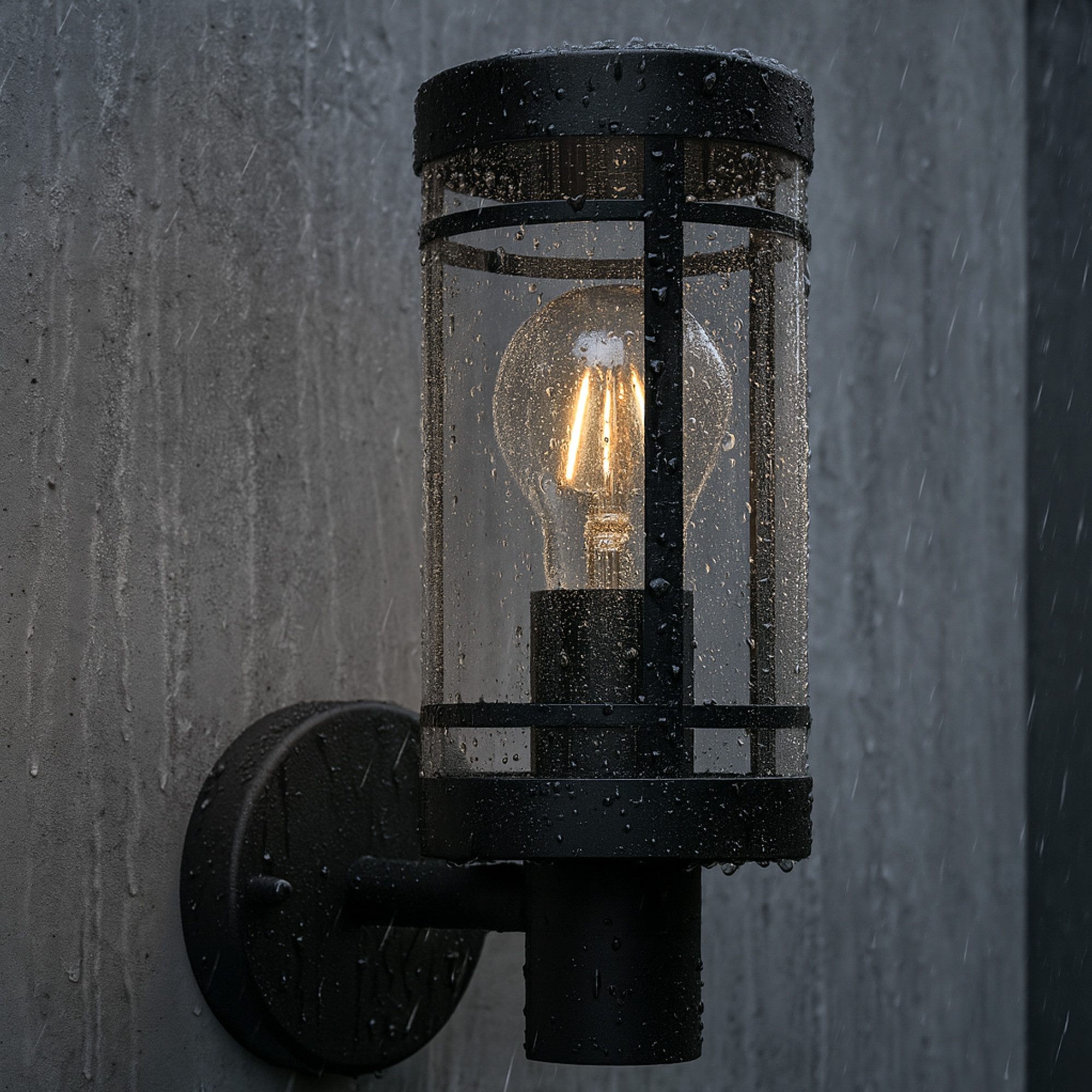 SSC-LUXon LED Außen-Wandleuchte MIENTO Wandleuchte Aussen IP44 mit LED E27 günstig online kaufen