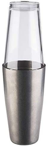 Buddy's Cocktail Shaker Buddy´s Bar - Boston, Edelstahl, Glas, 700 ml Becher + 400 ml Glas, Edelstahl poliert