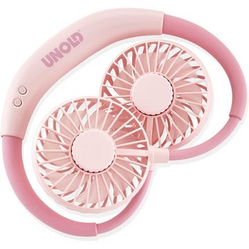 Unold Umhängeventilator Breezy - Nackenventilator - rosa