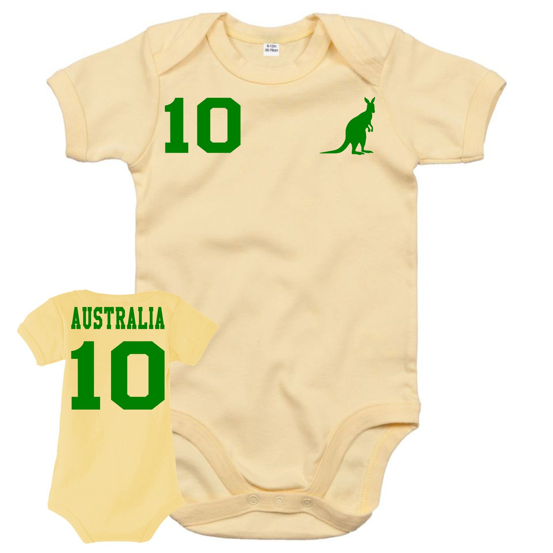 T-Shirt Kinder Baby Australien Sport Trikot Fußball Weltmeister Meister WM