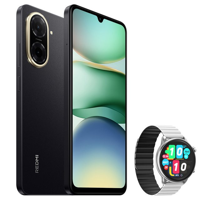 Xiaomi Redmi A5 4+128GB Smartphone & Smartwatch Handy (6.88 Zoll, 32 MP Kam günstig online kaufen