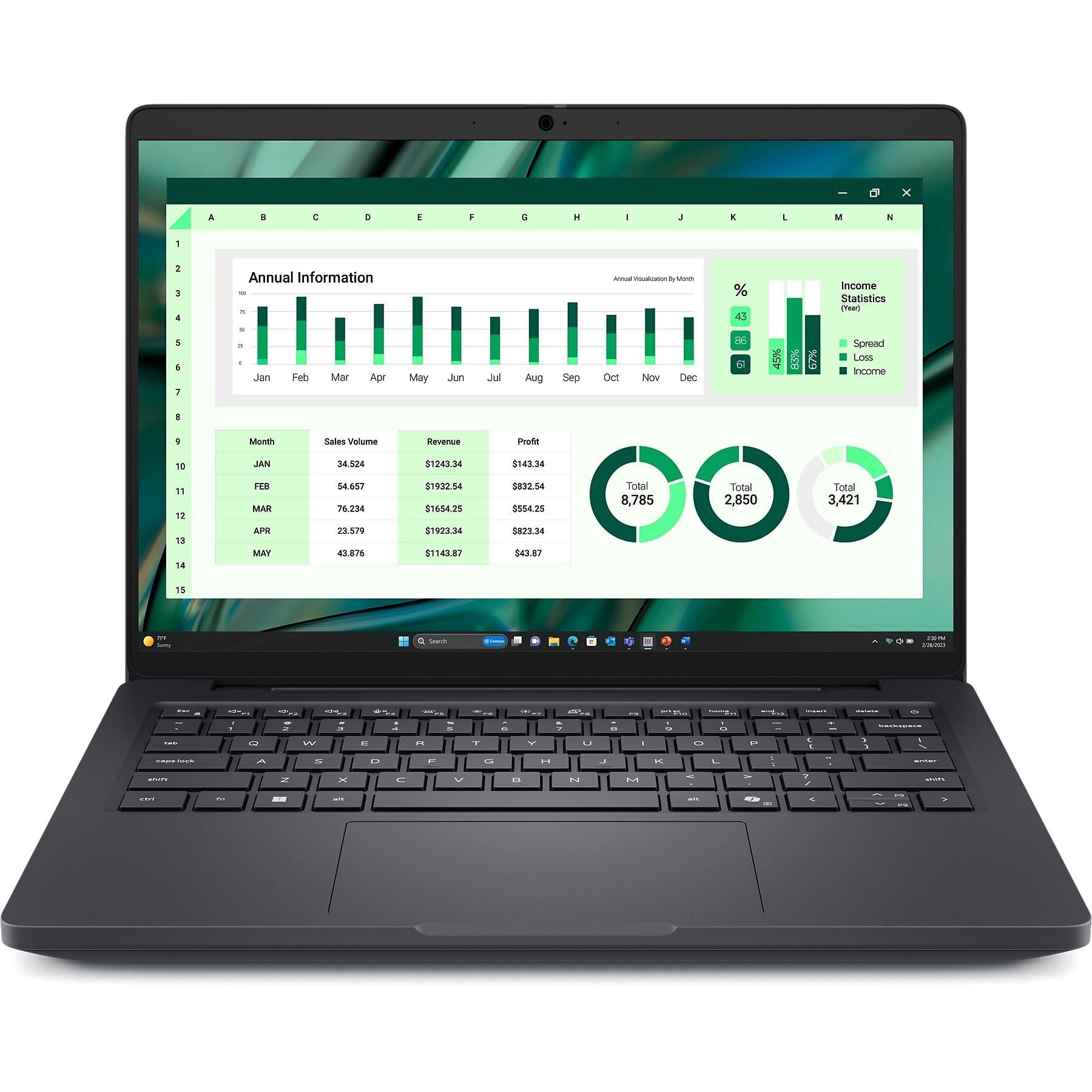 Dell Pro Max 14 Laptop RTX Pro 500 16GB 512GB SSD Intel Core Ultra 7 265H Business-Notebook (35,6 cm/14 Zoll, Intel Core Ultra 7 265H, RTX PRO 500, 16 GB, 512 GB SSD, 2x USB Type-A, 2x USB Type-C (2x Thunderbolt 4), HDMI 2.1)