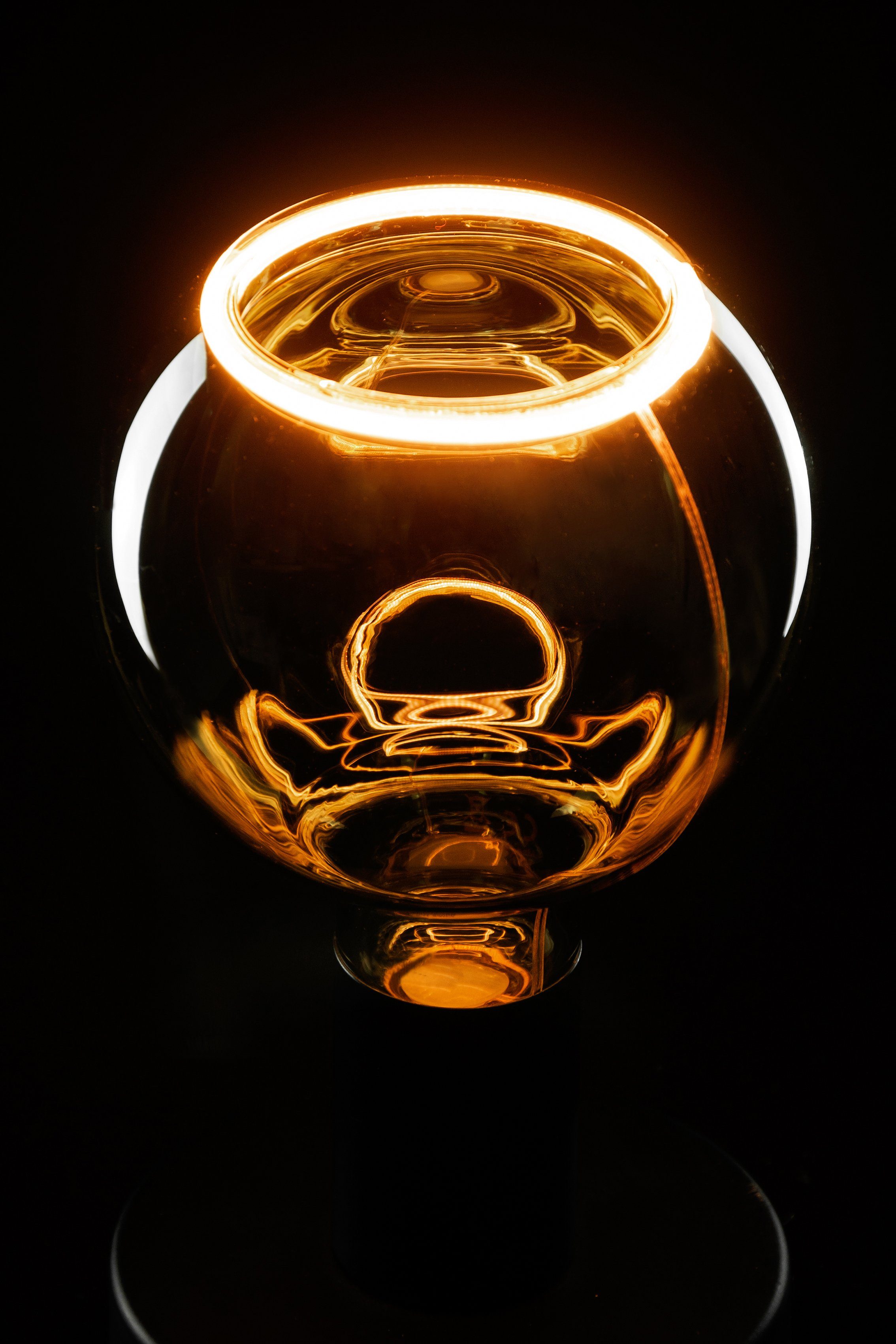 SEGULA LED-Leuchtmittel LED Floating Globe 125 smokey grau, E27, Warmweiß, günstig online kaufen