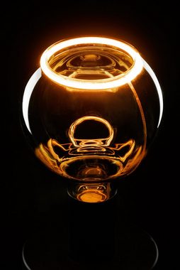 SEGULA LED-Leuchtmittel LED Floating Globe 125 smokey grau, E27, Warmweiß, dimmbar, E27, Floating Globe 125 smokey grau