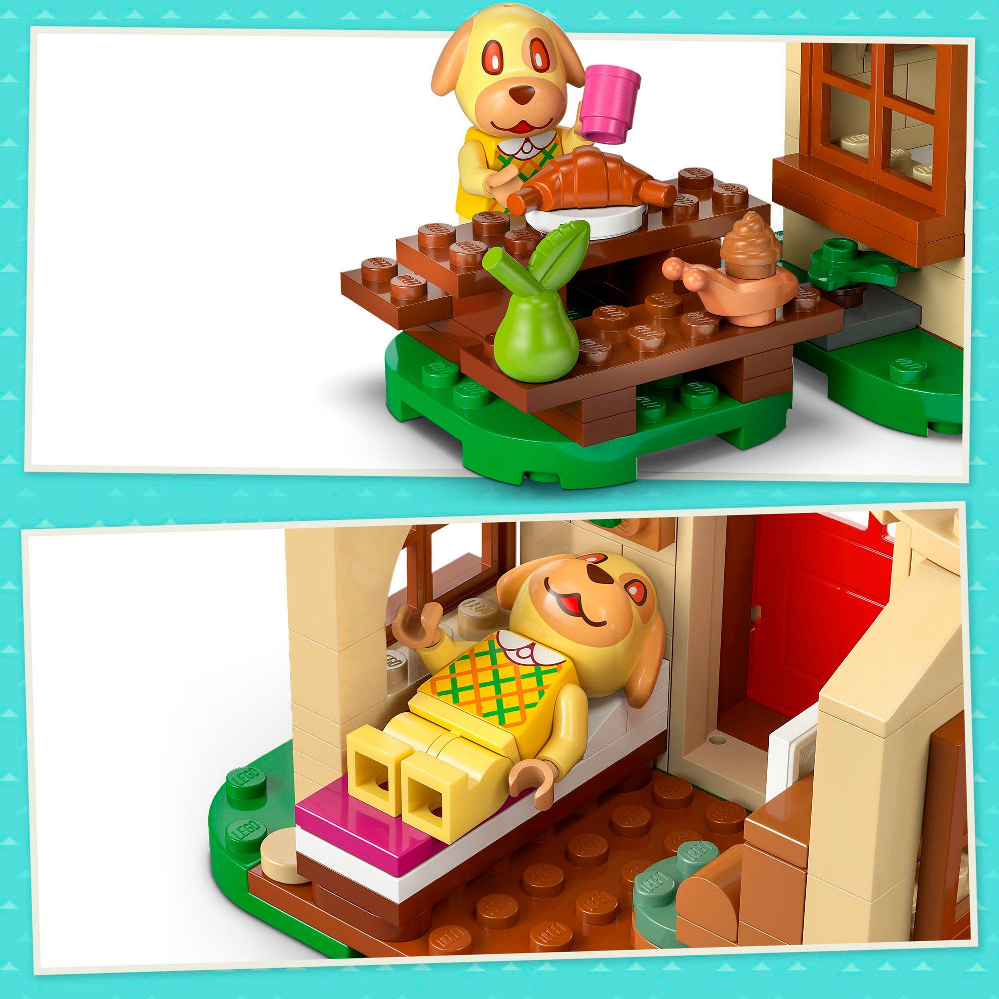 LEGO® Bienchens gemütliches Haus (77058), LEGO Animal Crossing Konstruktionsspielsteine, (149 St), Made in Europe – Bild 5 von 5