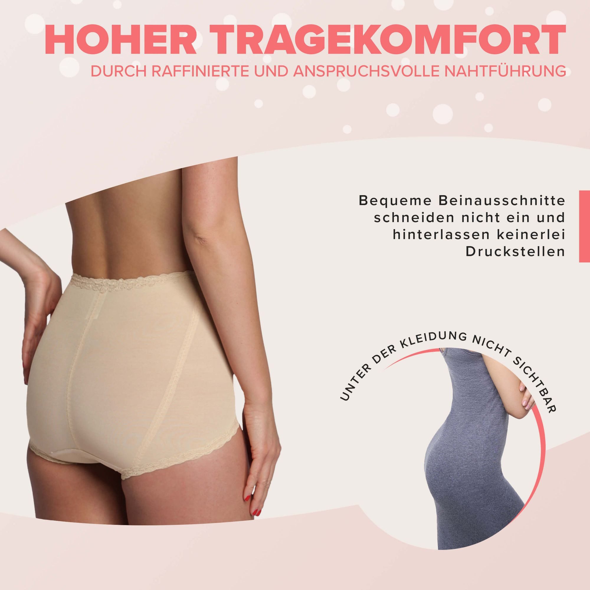 Miss Perfect Miederhose 8777 Figurformender Bauchweg Slip aus extraleichtem Feintüll