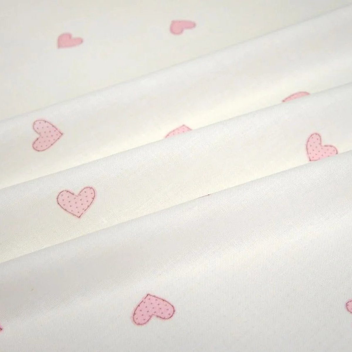 Stofferia Stoff Gardinenstoff Voile Halbtransparent Baby Bear E Rosa - Höhe 300 cm, Meterware
